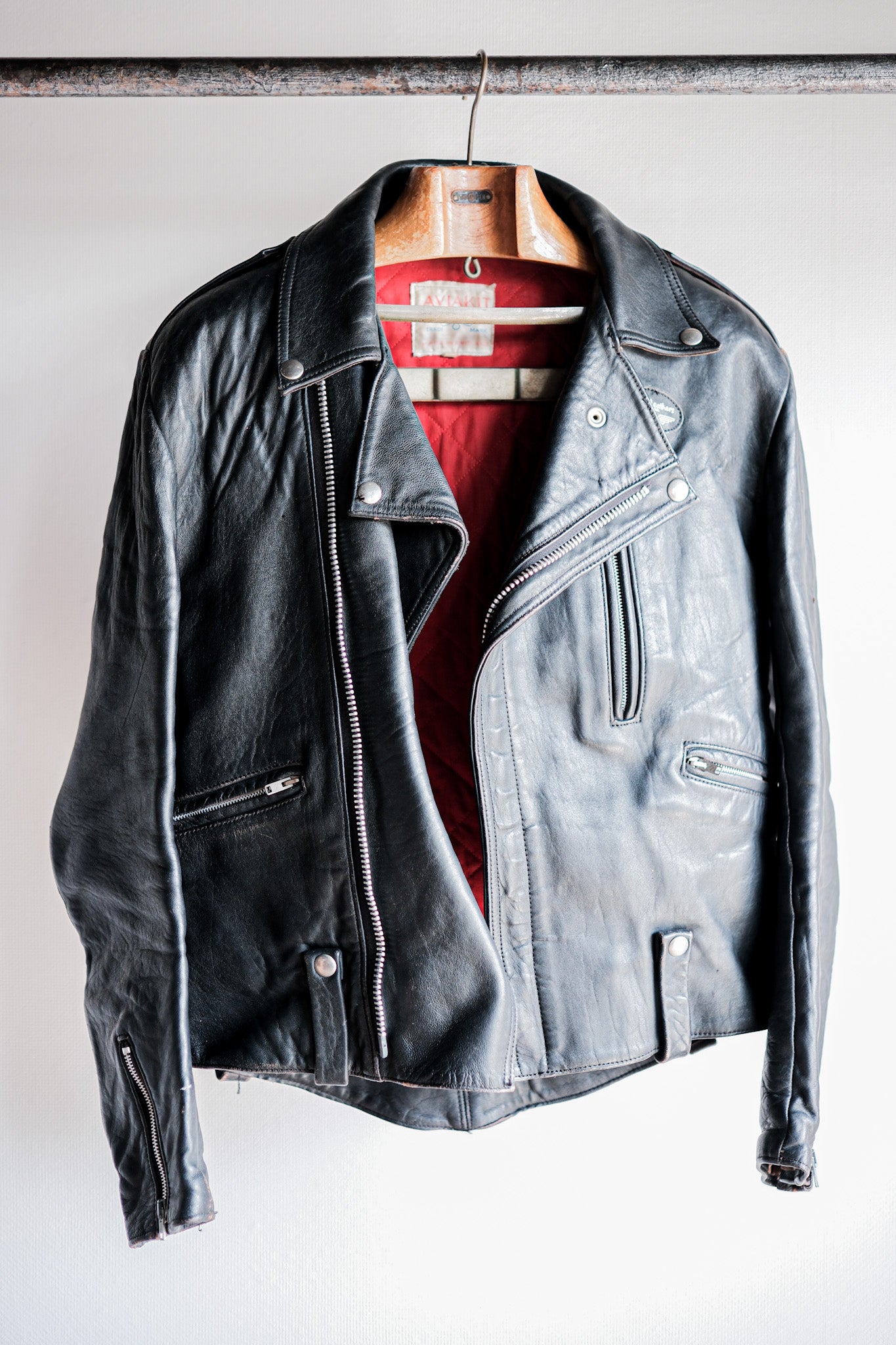 【~70’s】Lewis Leathers Riders Jacket Size.36 “Thunder Bolt”
