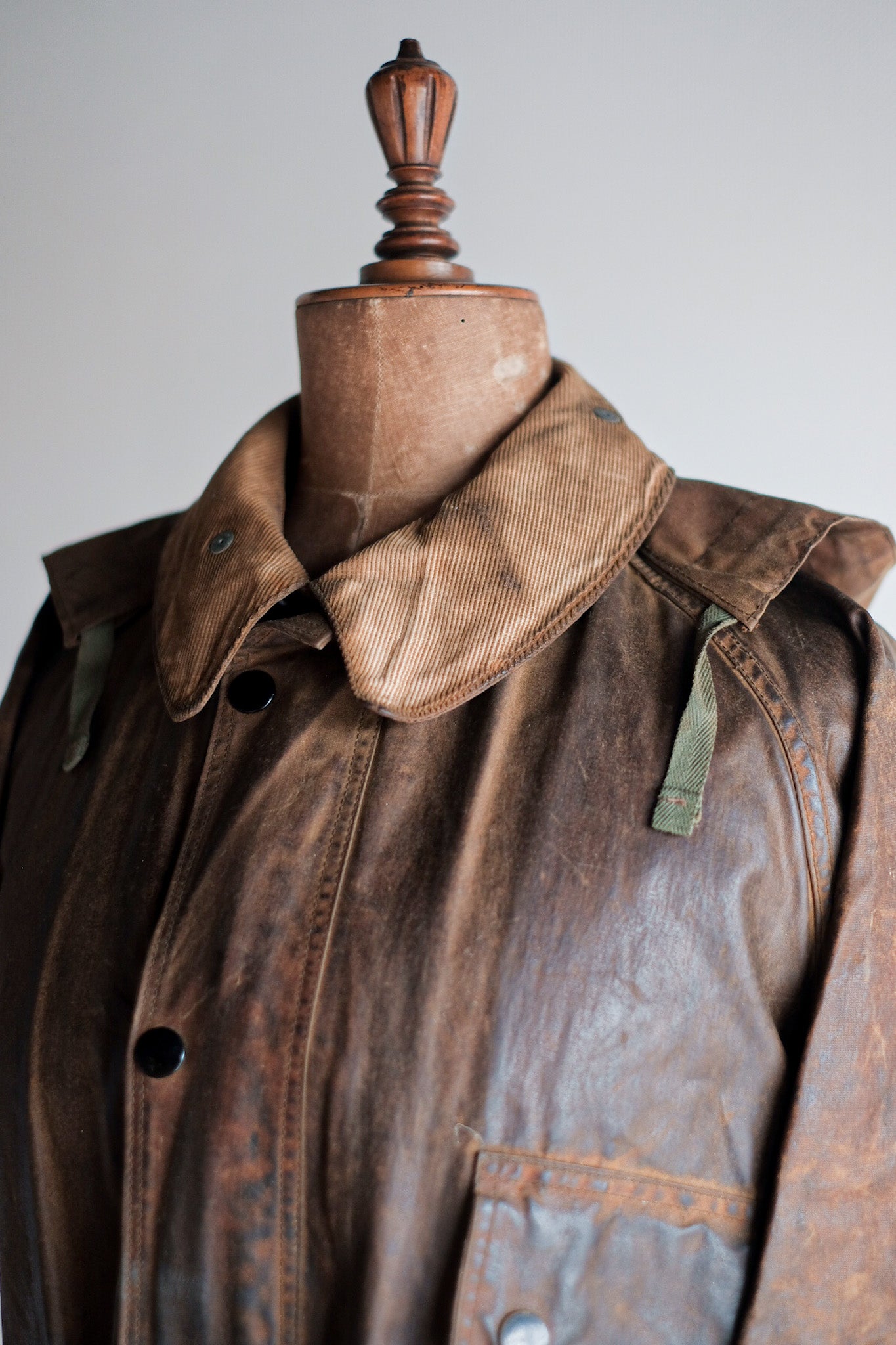 【~40's】Vintage Barbour "Solway Zipper" White Label