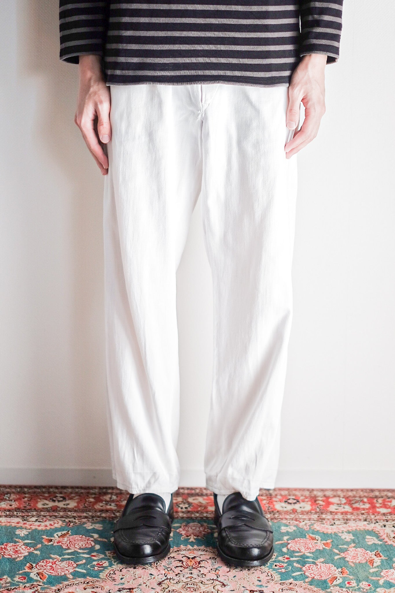 【~30's】German Vintage Cotton Silk Trousers