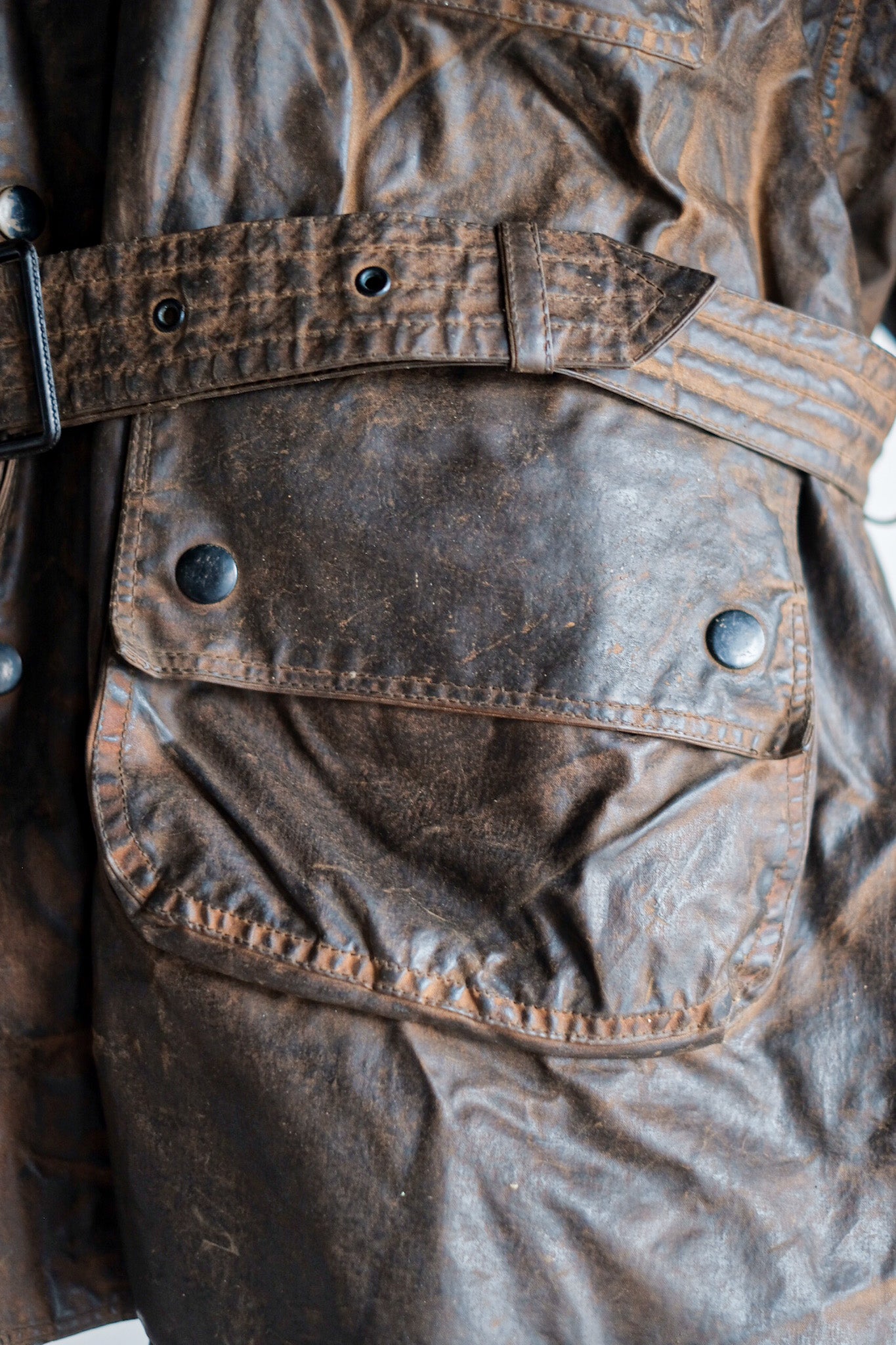 【~40's】Vintage Barbour "Solway Zipper" White Label
