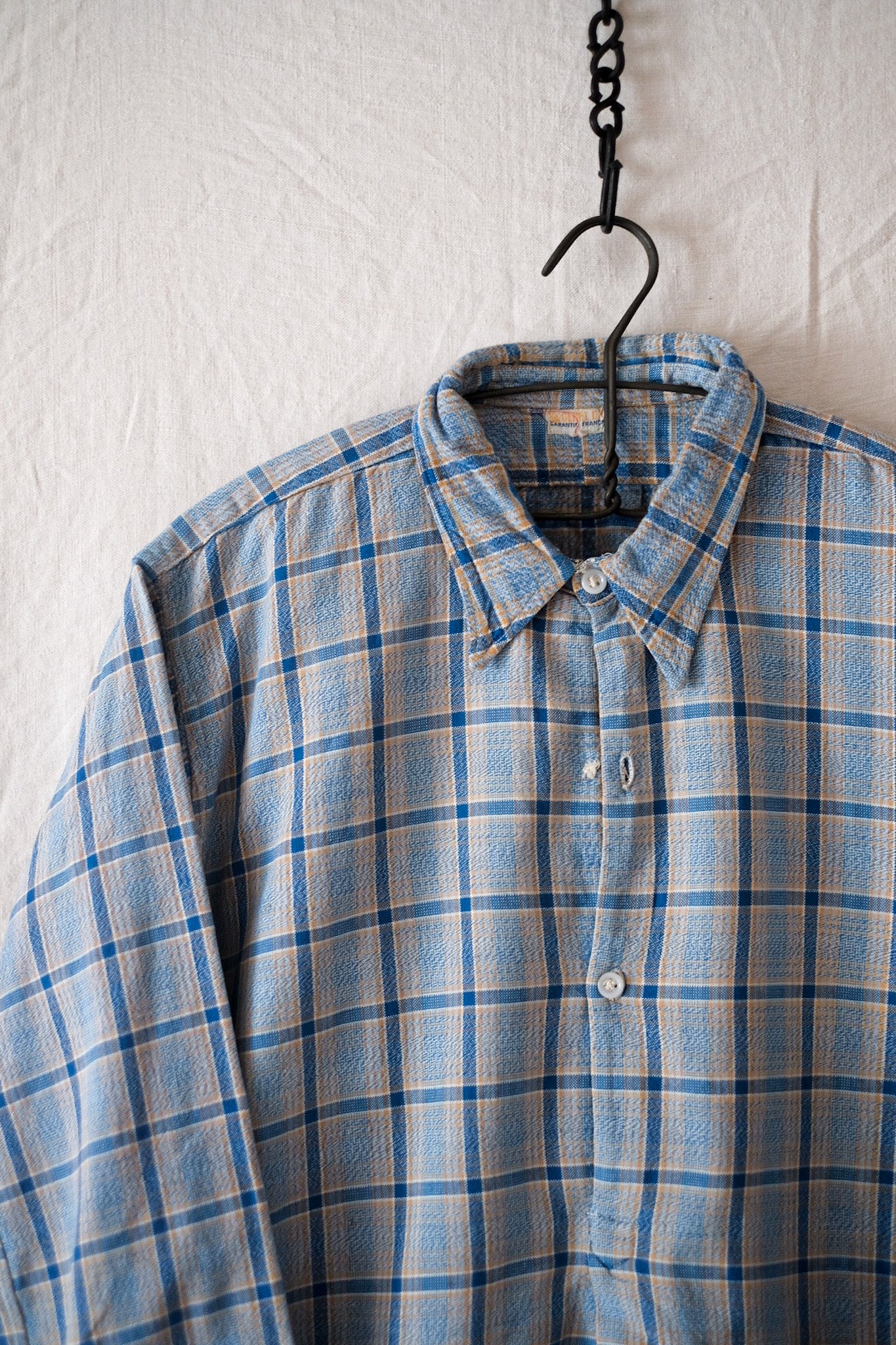 【~40's】French Vintage Grandpa Shirt