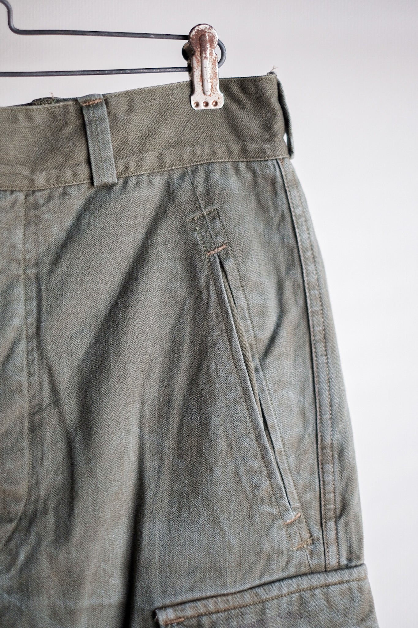【~60's】French Army M47 Field Trousers Size.21