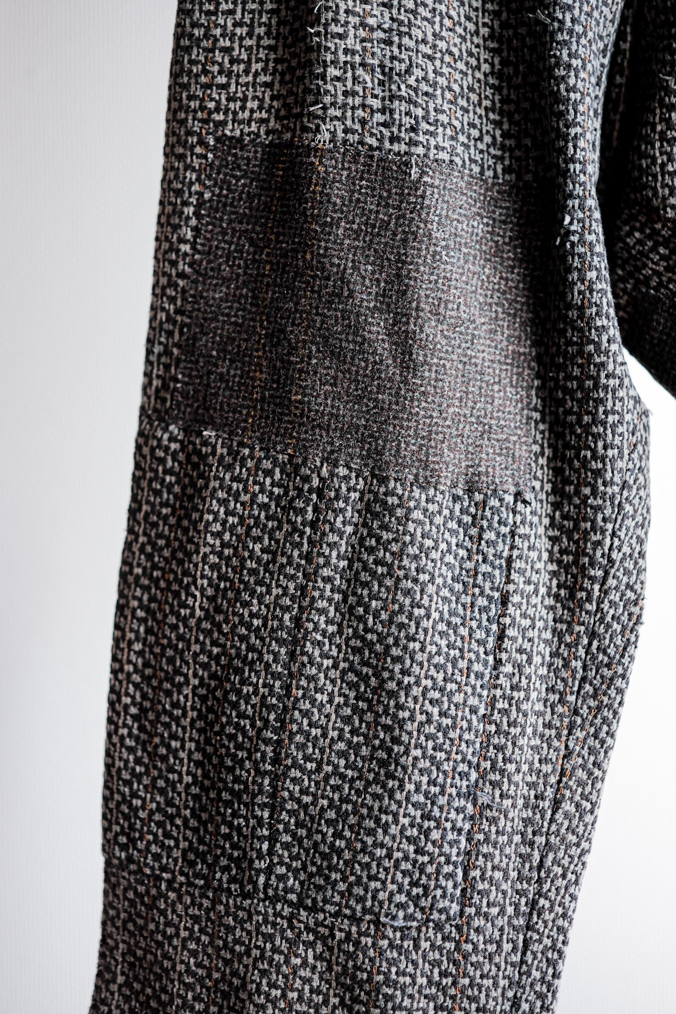 【~20's】French Vintage Homemade Wool Work Pants "Patchwork"