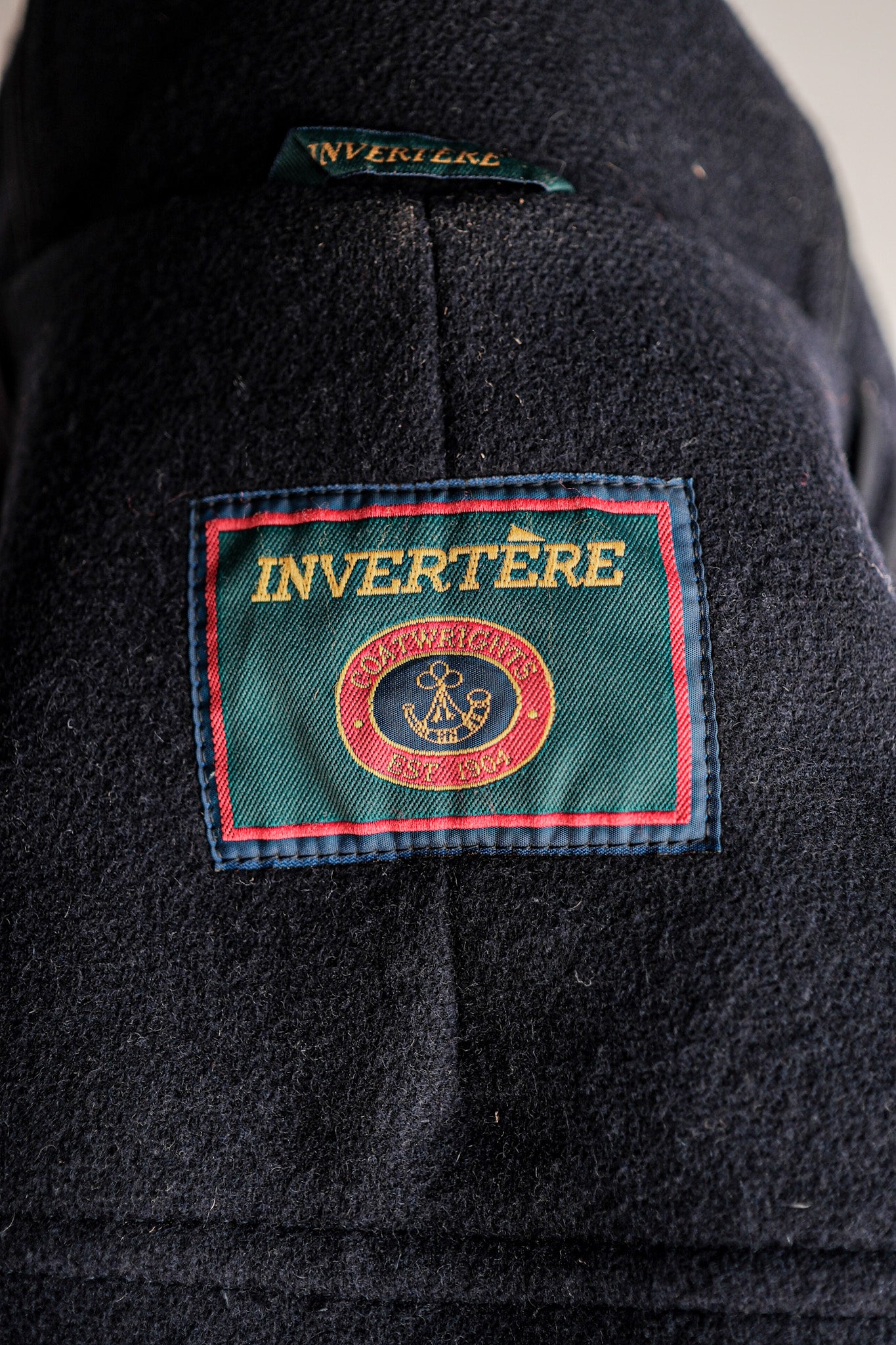 【~90's】Old INVERTERE Wool Duffle Coat "Moorbrook"