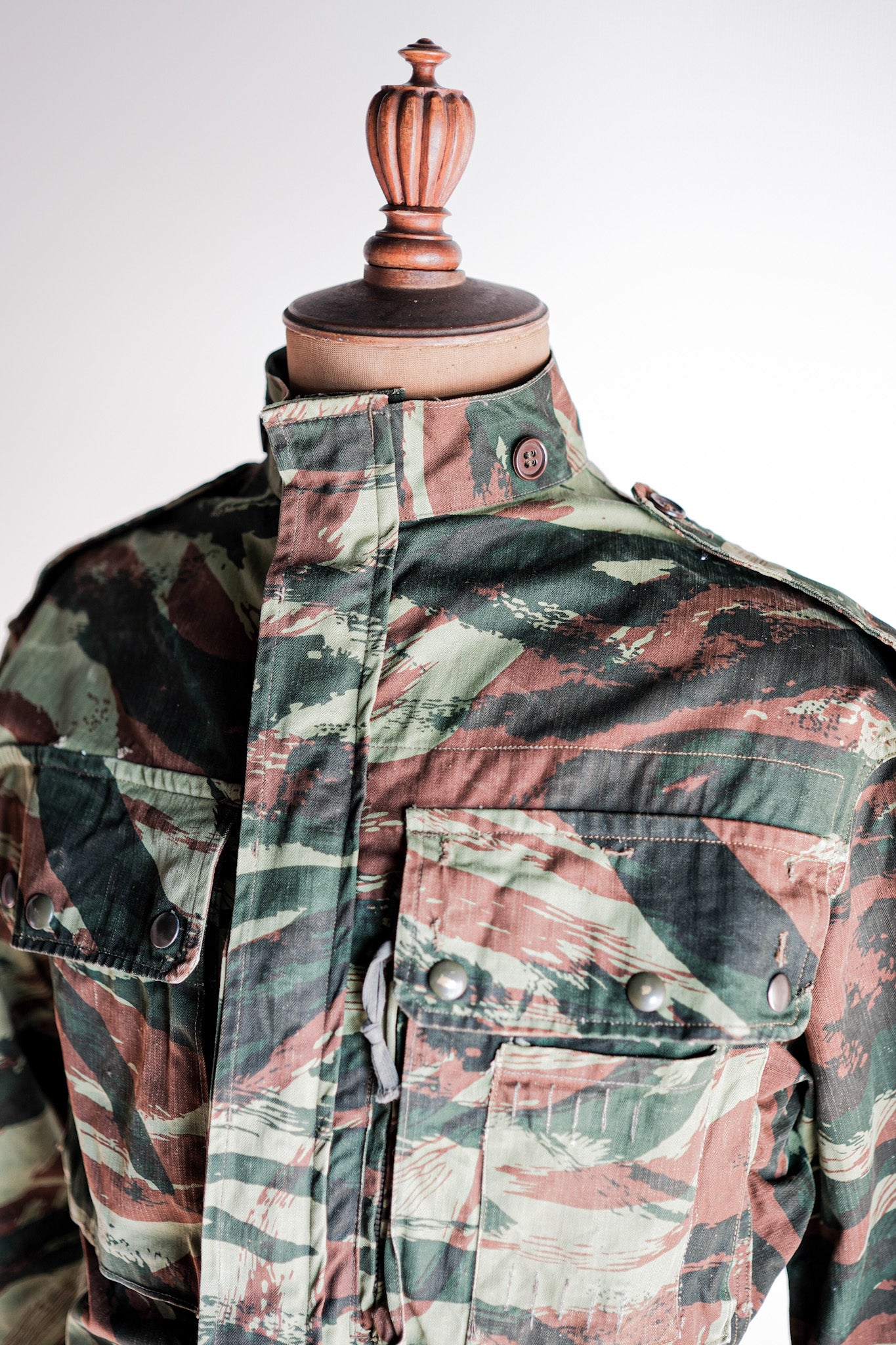 【~60's】French Army TAP47/56 Lizard Camo Paratrooper Jacket