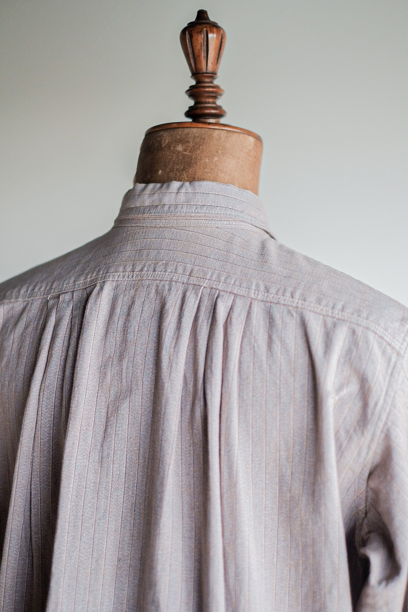 【~40's】French Vintage Grandpa Shirt "Dead stock"