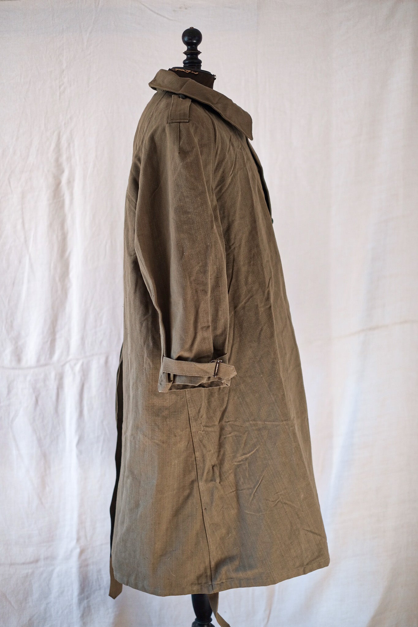 【~50's】French Army M35 Motorcycle Coat Size.1 "Dead Stock"