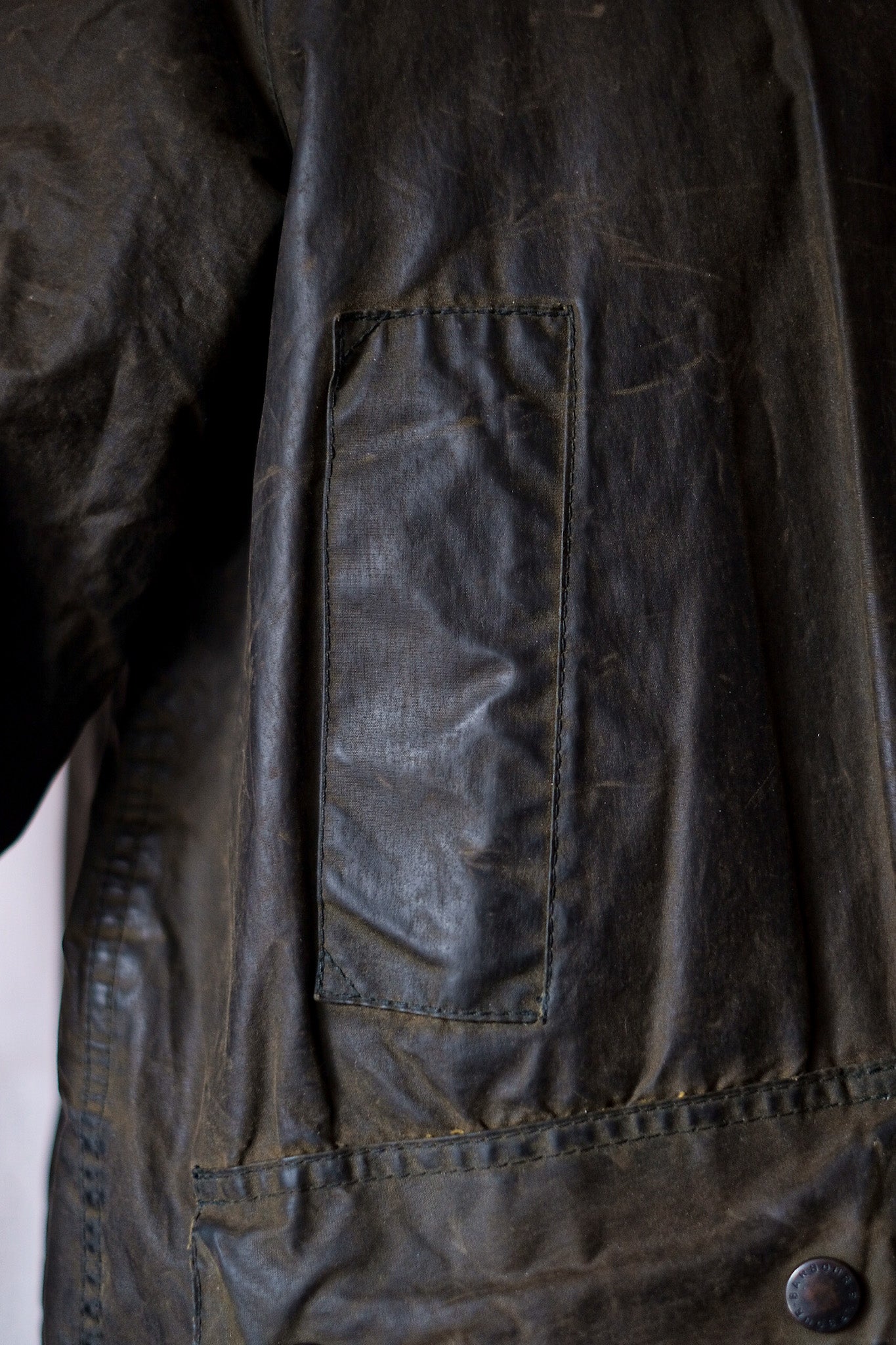 【~90's】Vintage Barbour "BEDALE" 3 Crest Size.40