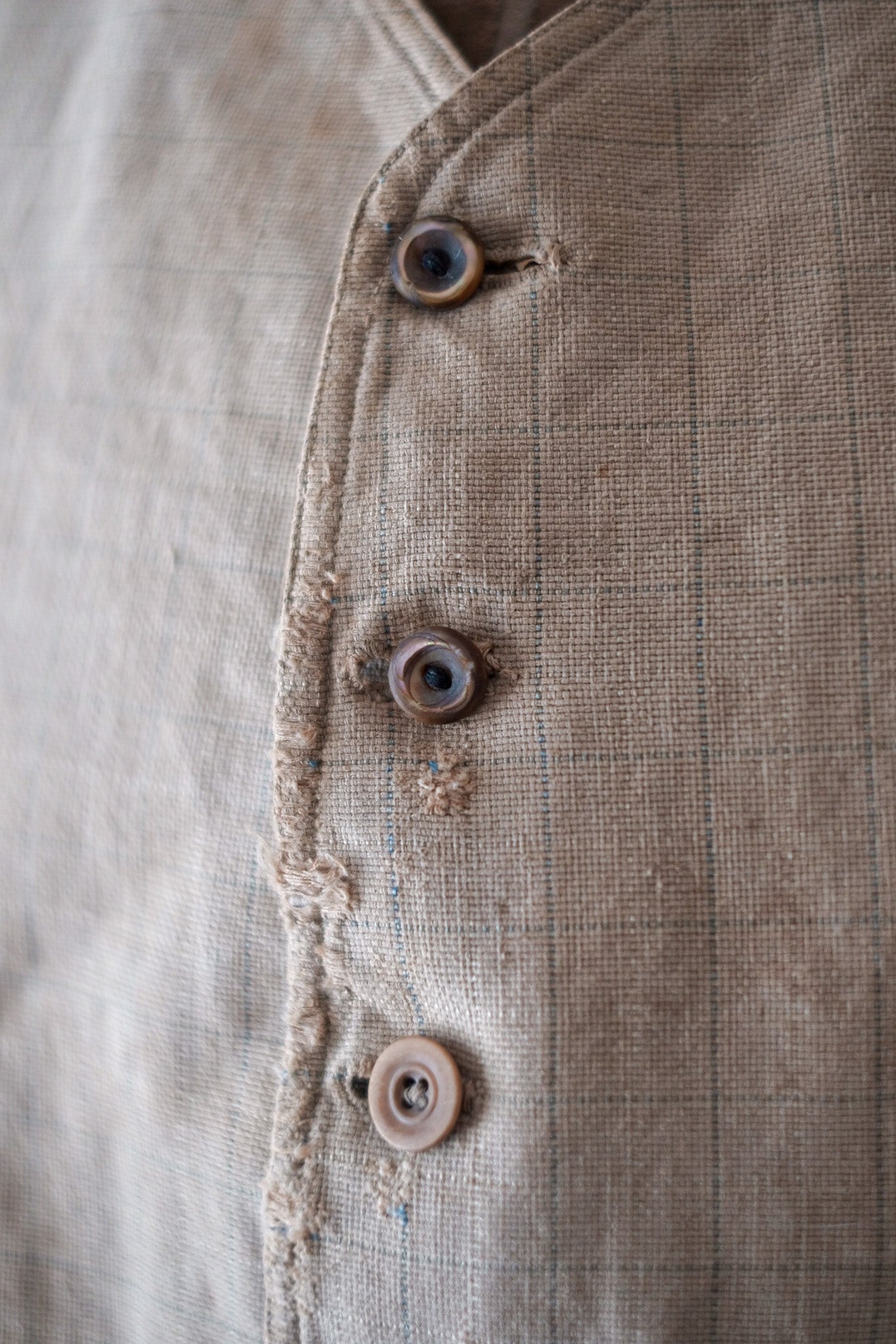 【~30's】French Vintage Cotton Gilet