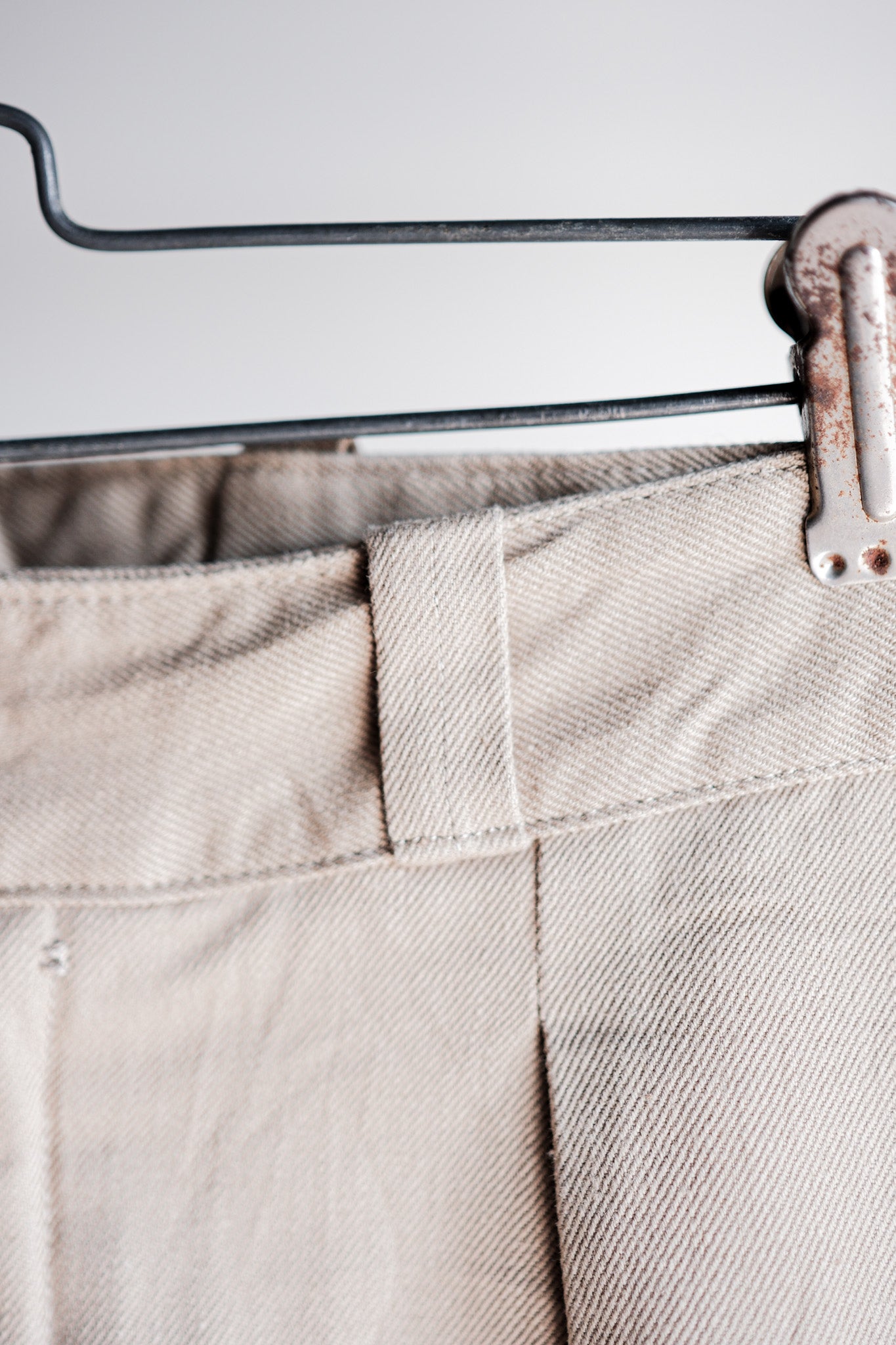 【~60's】French Army M52 Chino Trousers Size.35