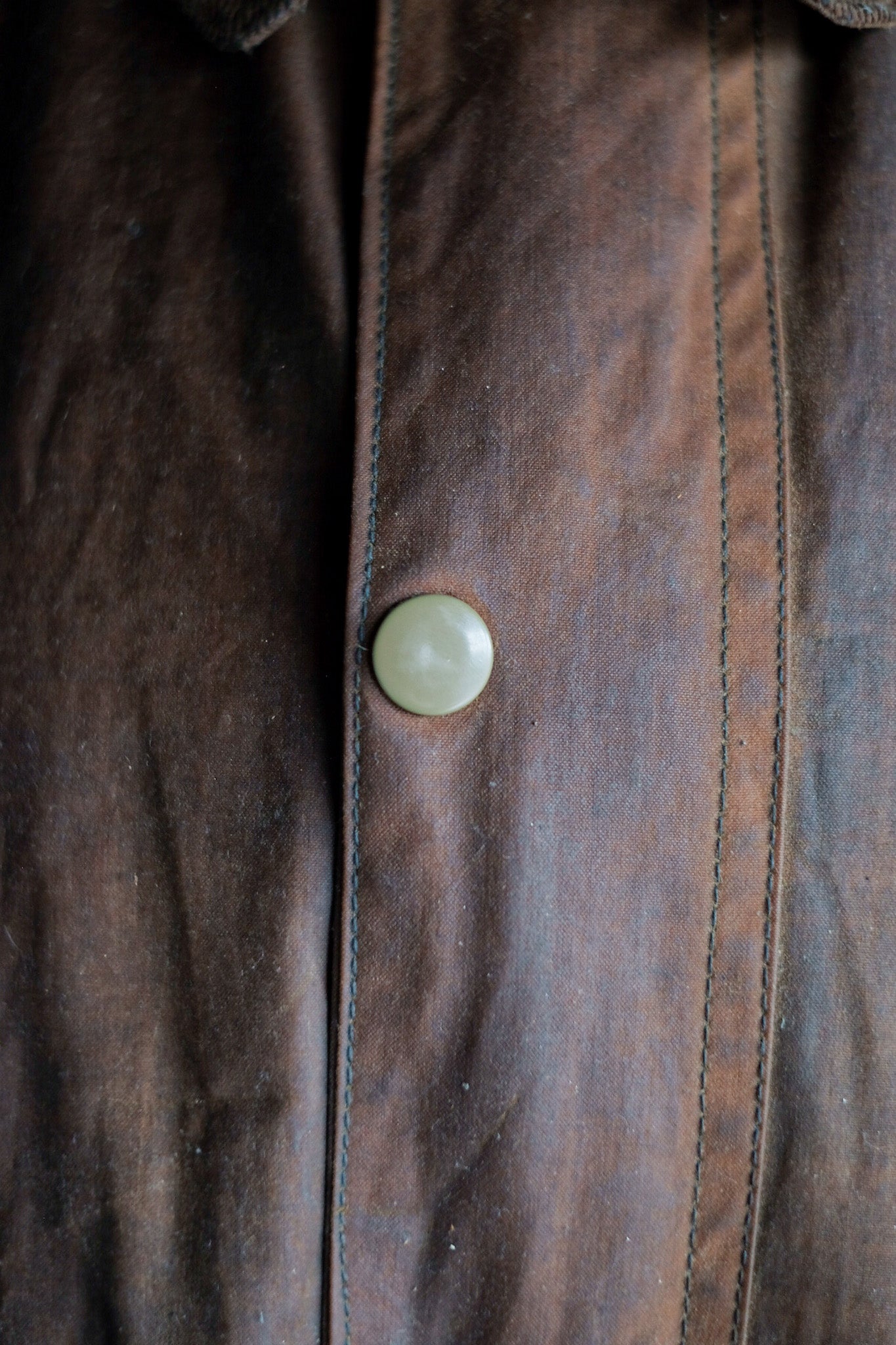 【~60's】Vintage Barbour "Solway Zipper" Yellow Label