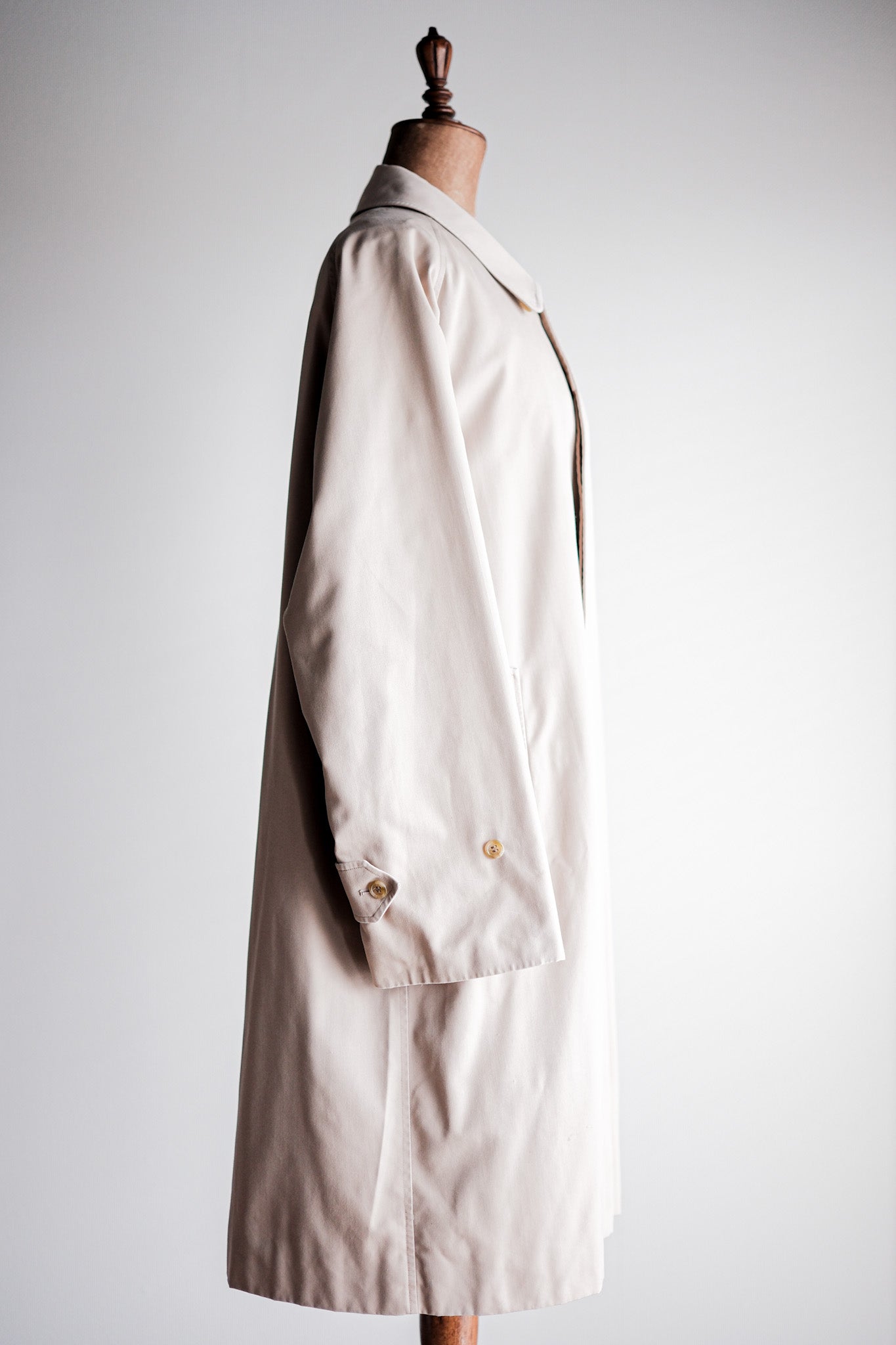 【~80's】Vintage Burberry's Single Raglan Balmacaan Coat