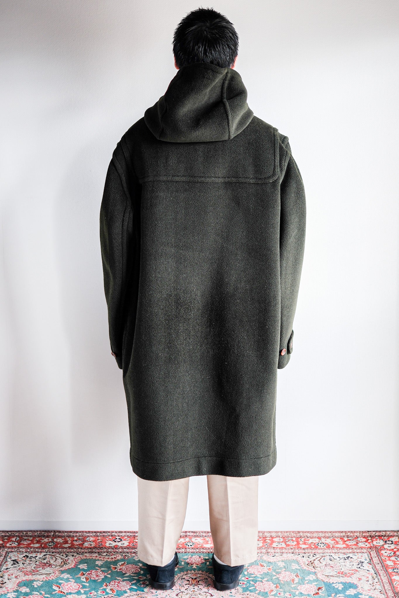 【~90's】Old INVERTERE Wool Duffle Coat "Moorbrook"