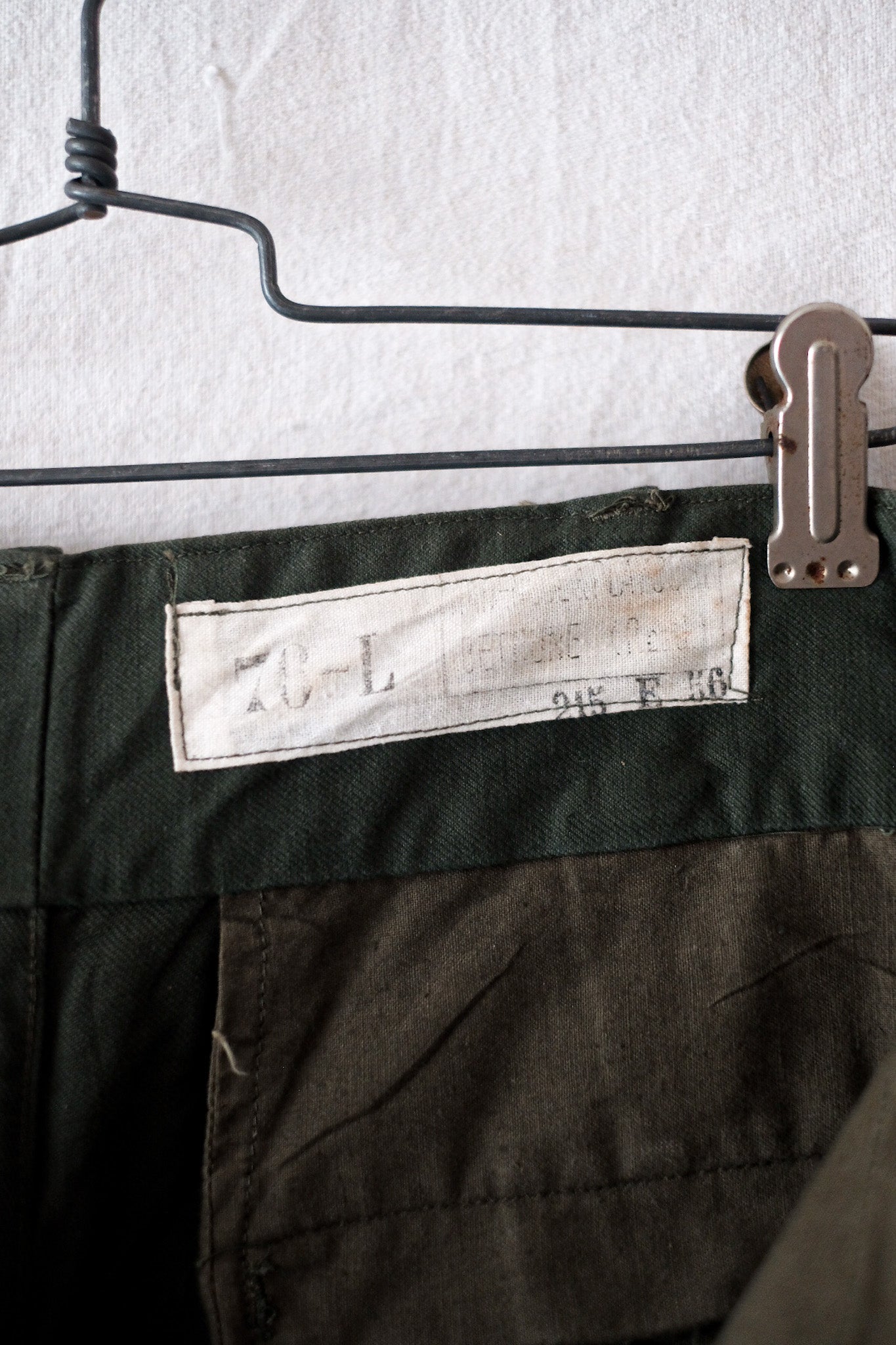【~50's】French Army M47 Field Trousers Size.76L