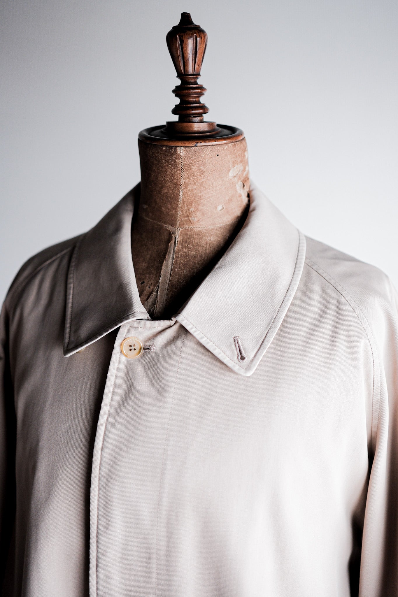 【~80's】Vintage Burberry's Single Raglan Balmacaan Coat