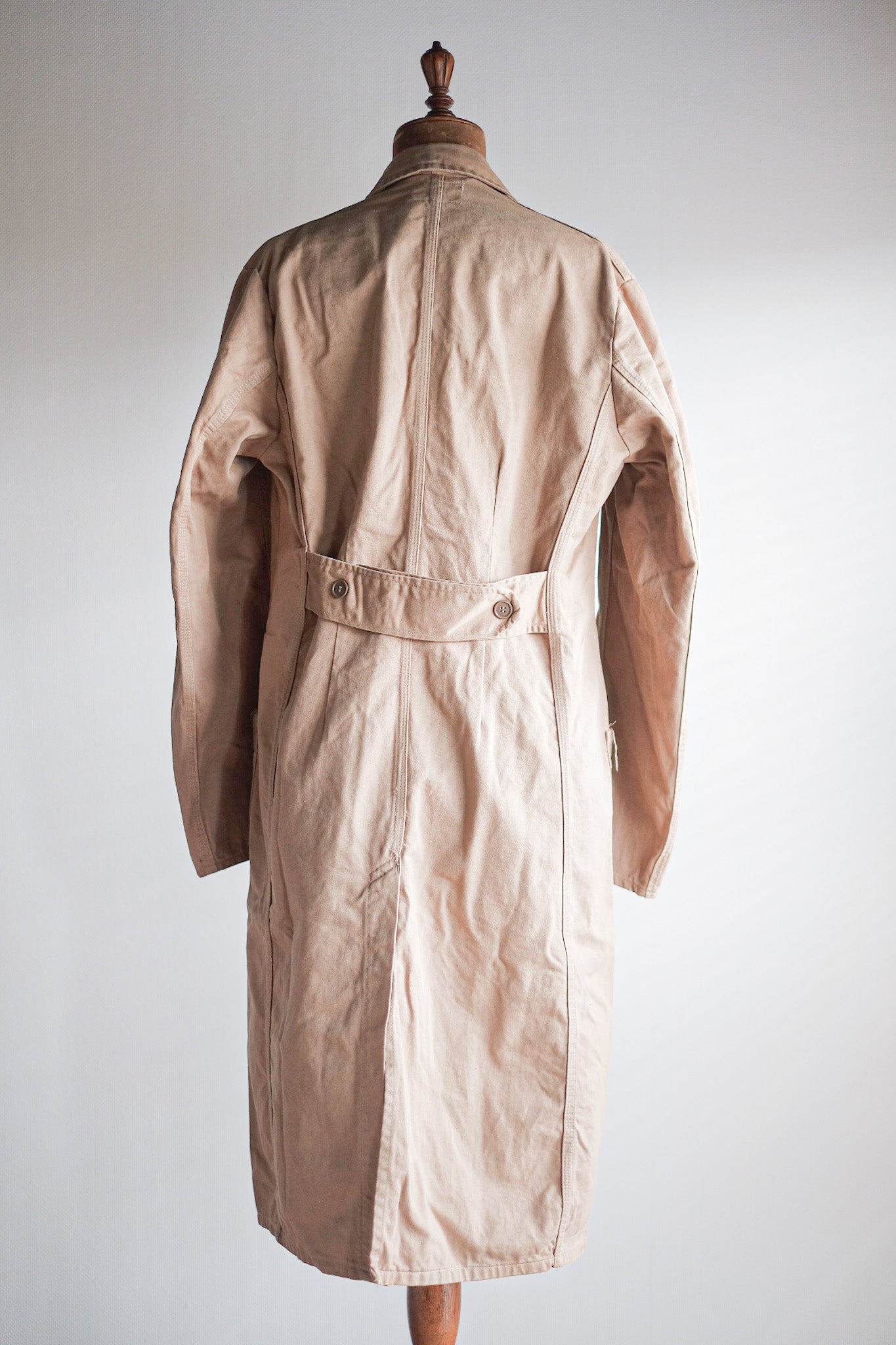 【~50's】Dutch Vintage Double Breasted Cotton Work Coat