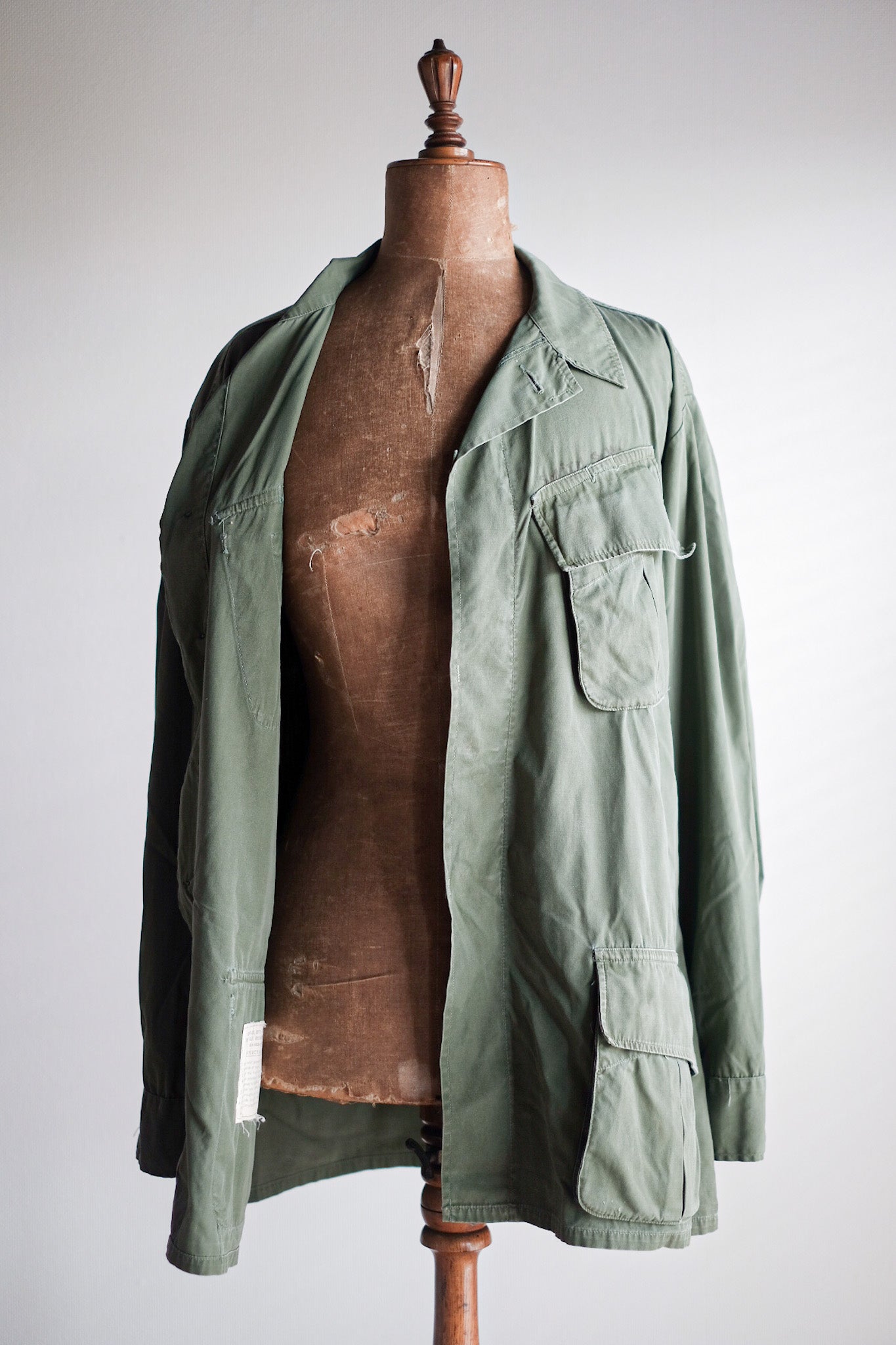 【~60's】US Army Jungle Fatigue Jacket "3rd Type" Size.LARGE-REGULAR