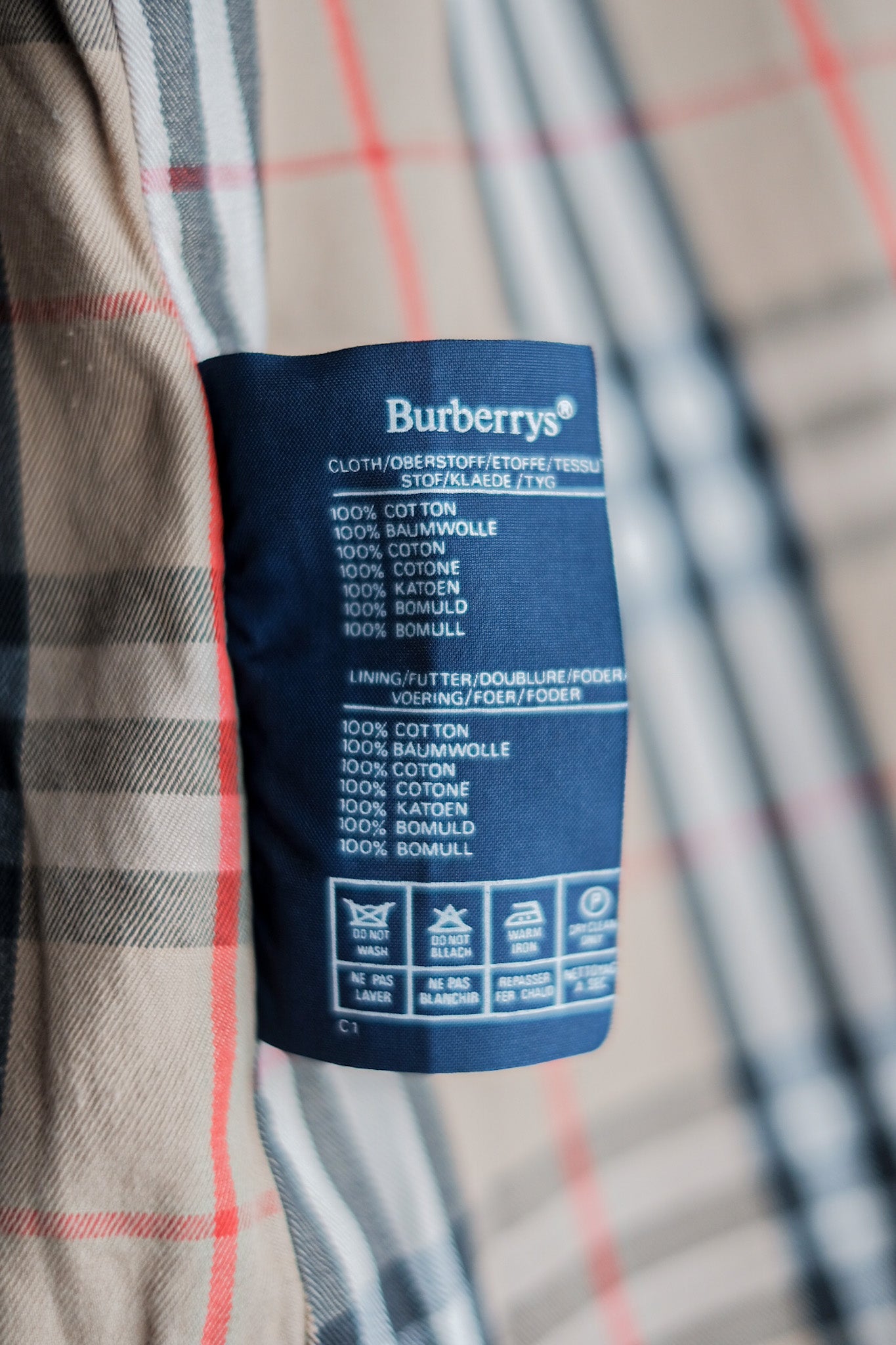 【~80's】Vintage Burberry's Single Raglan Rider Coat C100