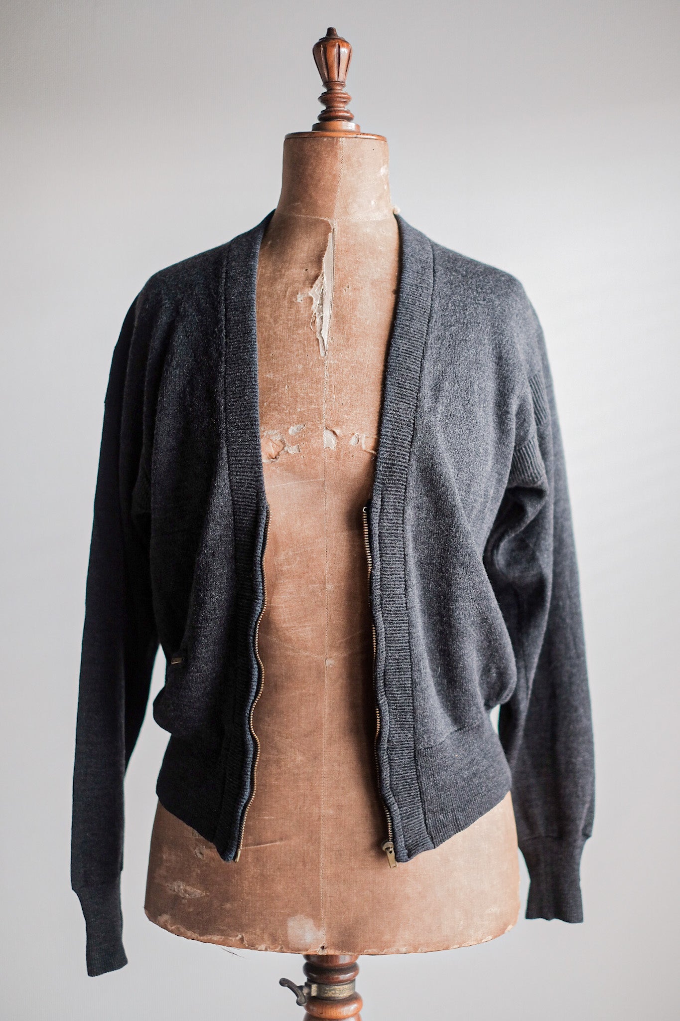 【~40's】French Vintage Wool Cardigan