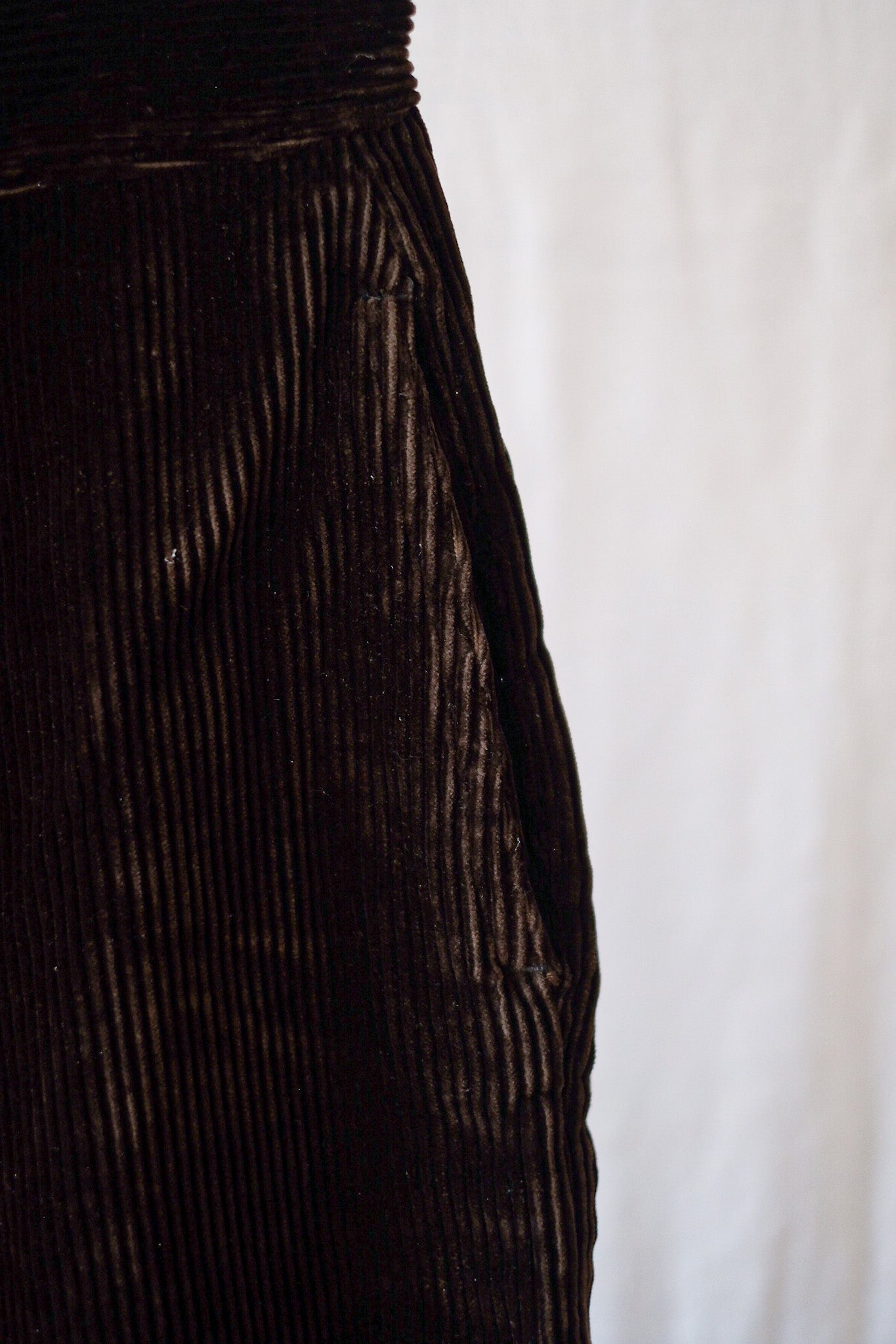 【~30's】French Vintage Brown Corduroy Work Pant