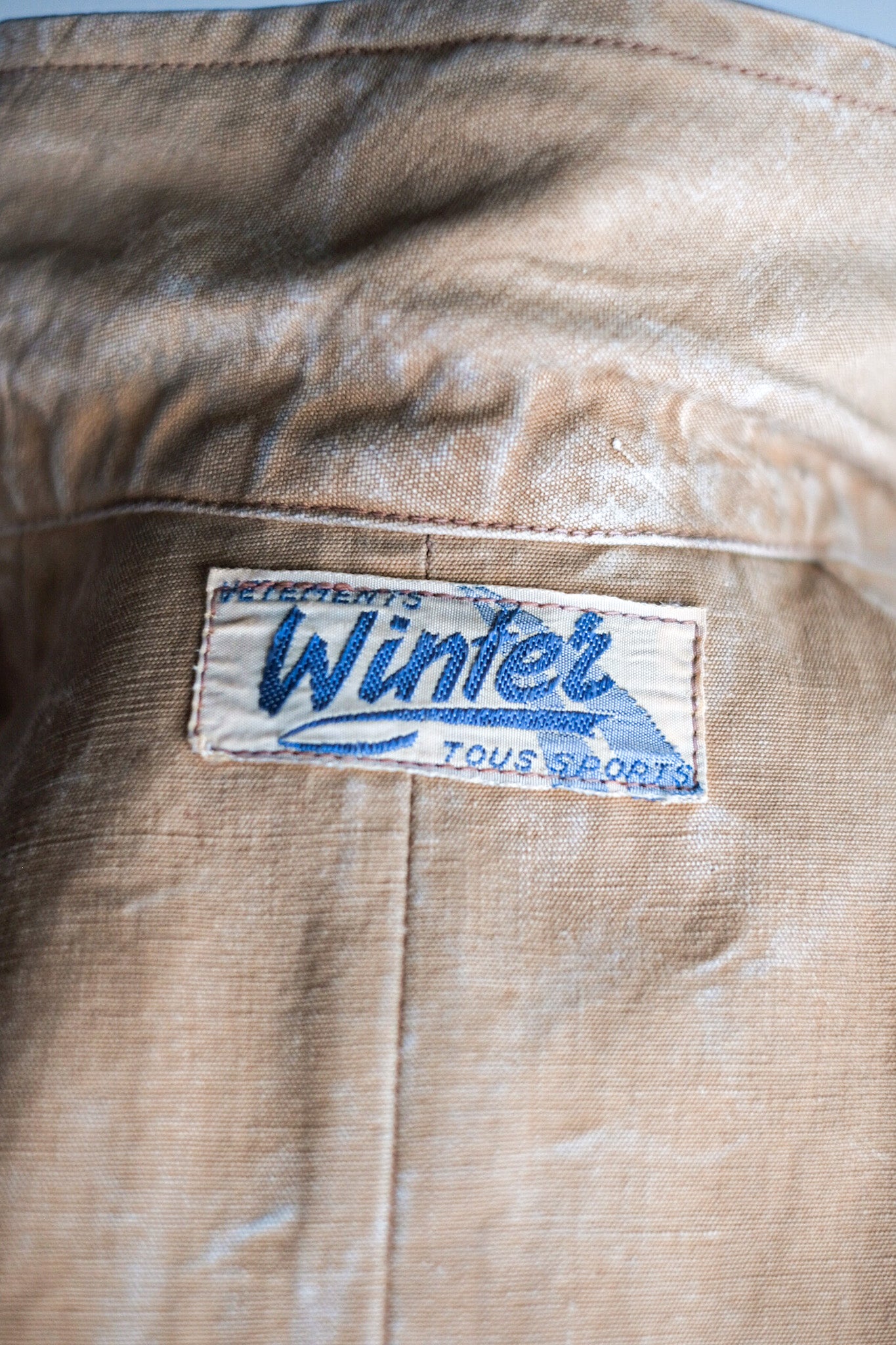 【~40's】French Vintage Cotton Canvas Hunting Jacket