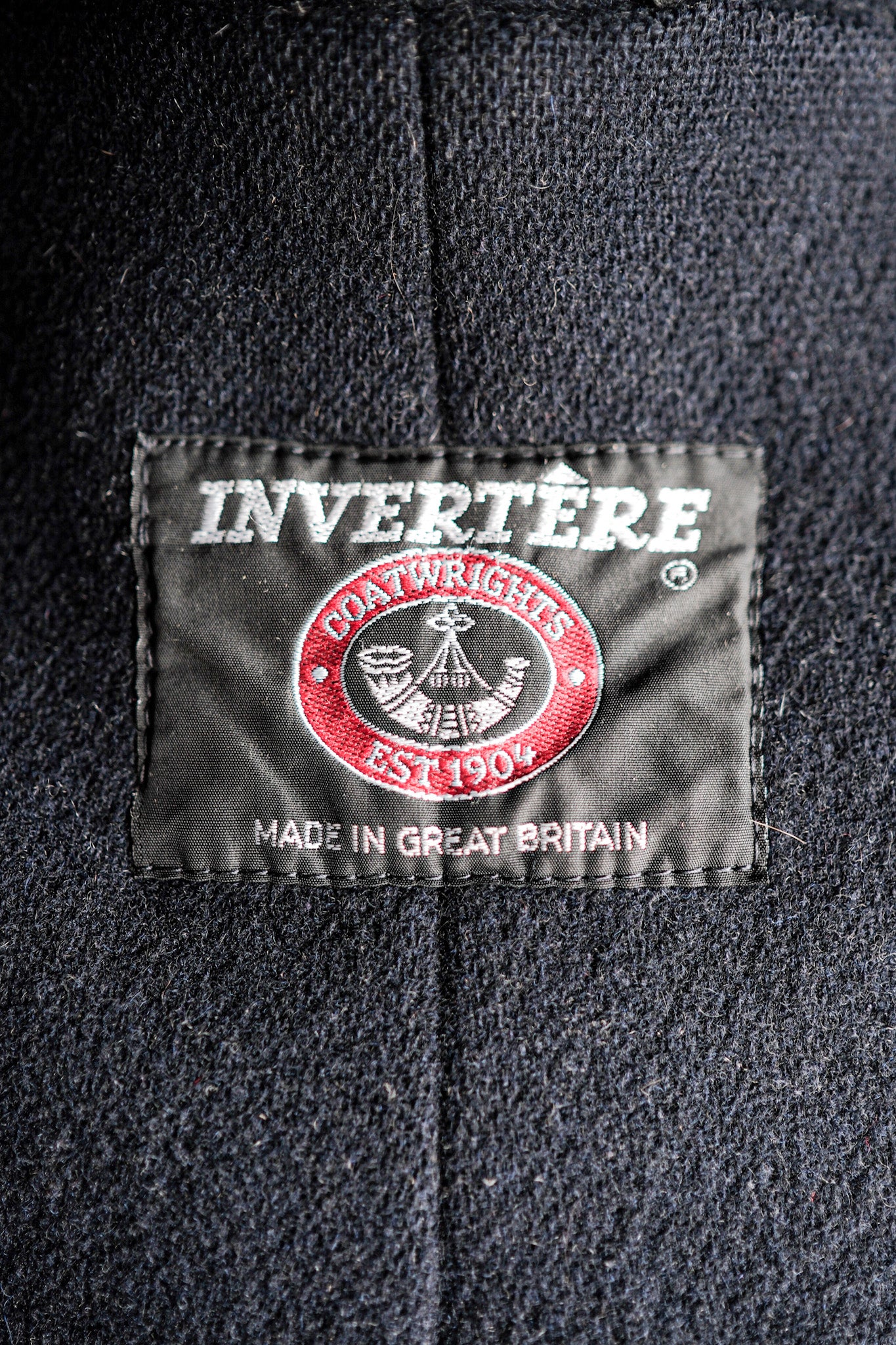 【~90's】Old INVERTERE Wool Duffle Coat "Moorbrook"