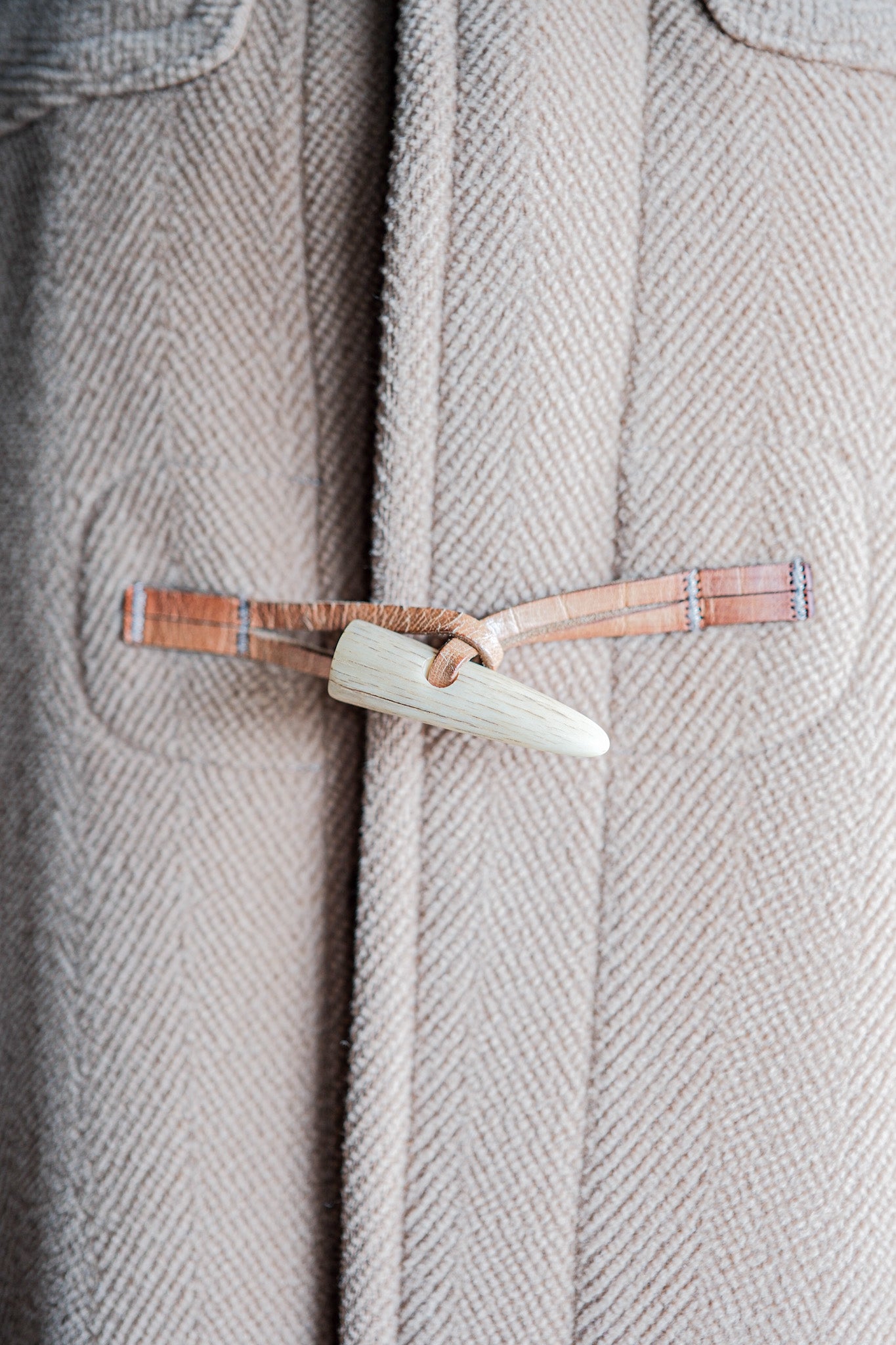 【~90's】Old INVERTERE Wool Duffle Coat "Moorbrook"