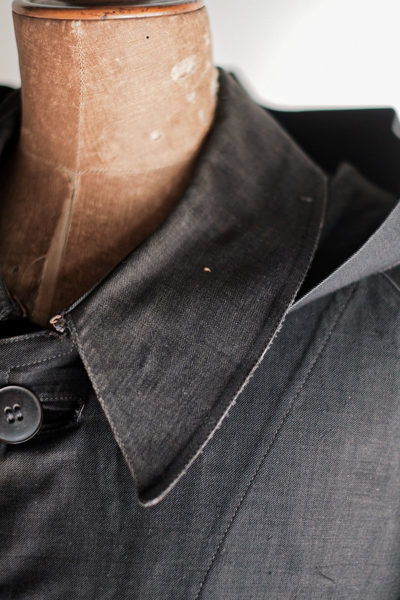 【Early 20th C】French Antique Rubber Raincoat