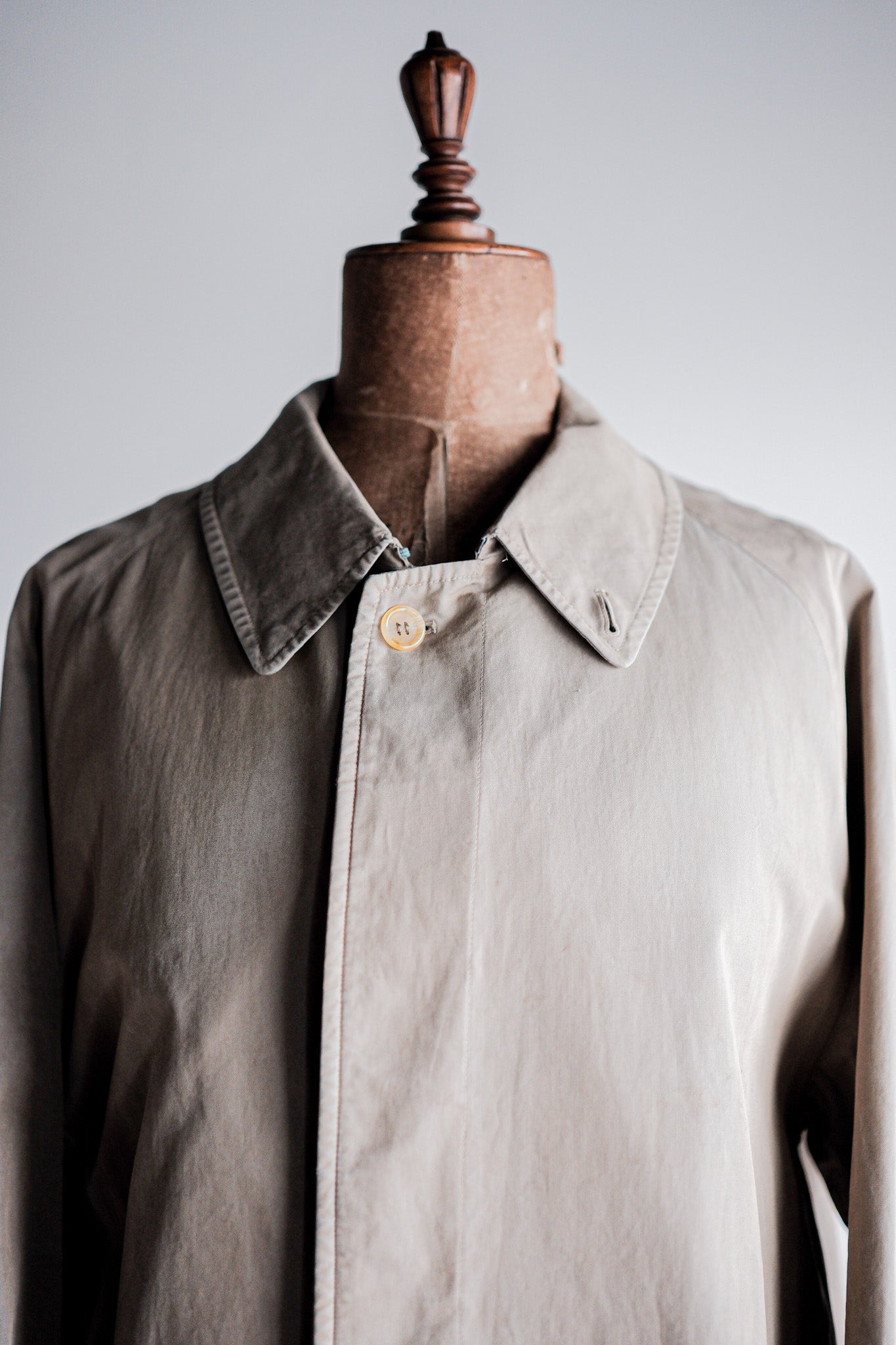 【~80's】Vintage Burberry's Single Raglan Balmacaan Coat C100 Size.48REG