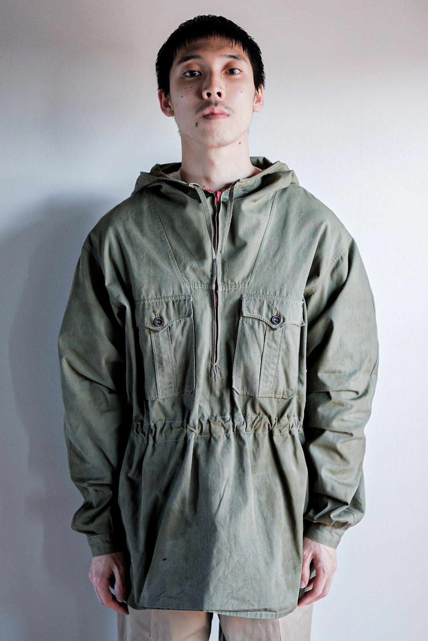 【~40's】German Vintage Cotton Mountain Smock