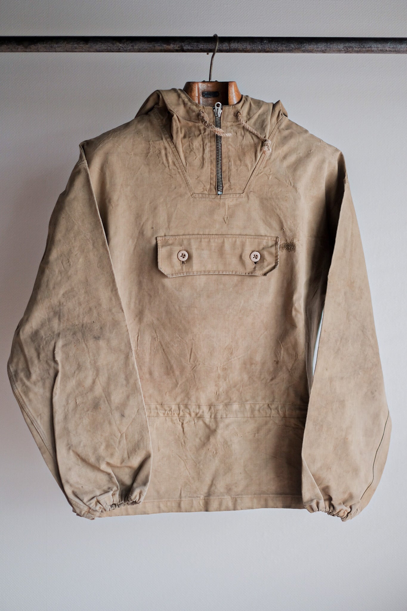 【~40's】French Army Mountain Troopers Rubber Smock