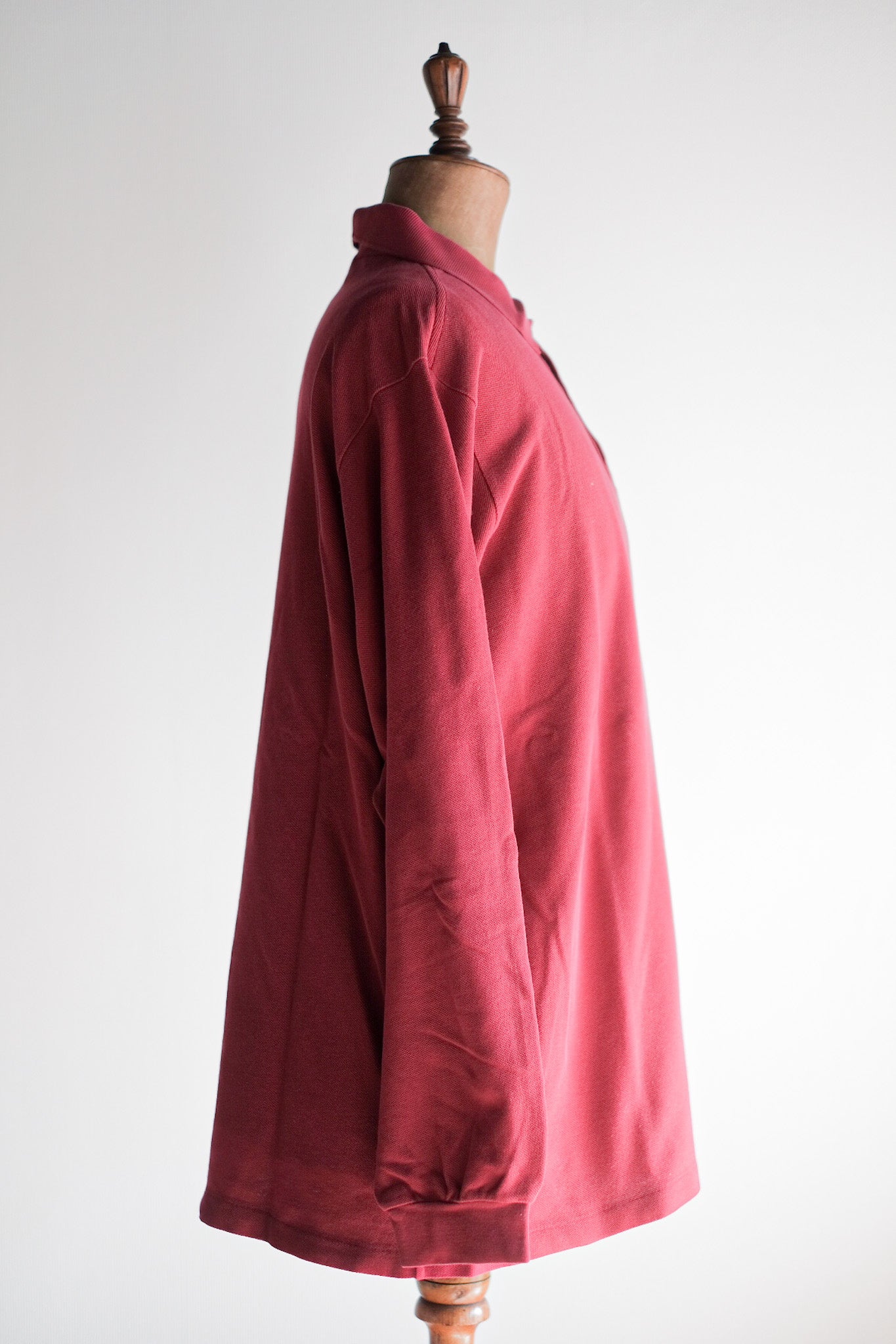 【~80's】CHEMISE LACOSTE L/S Polo Shirt Size.6 "Burgundy"