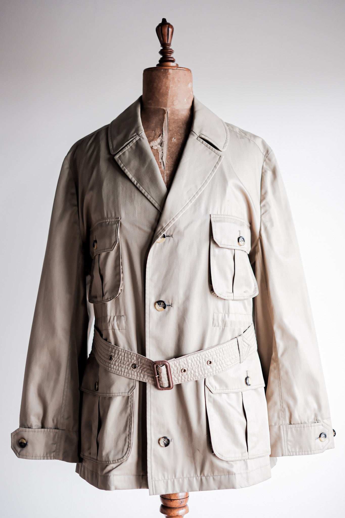 【~00’s】Grenfell Safari Style Jacket With Chin Strap