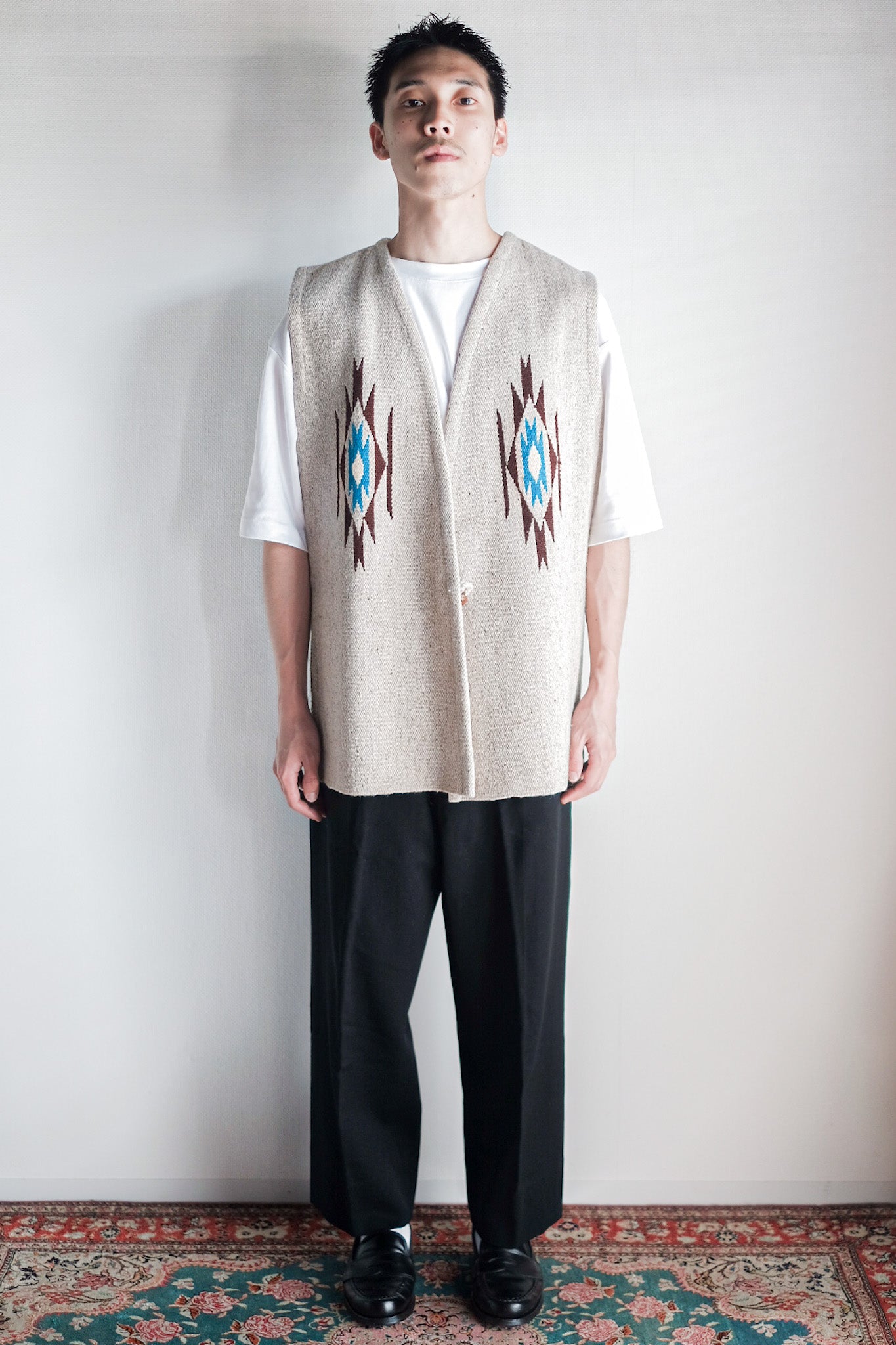 【~40's】Vintage Ortega's Chimayo Wool Vest