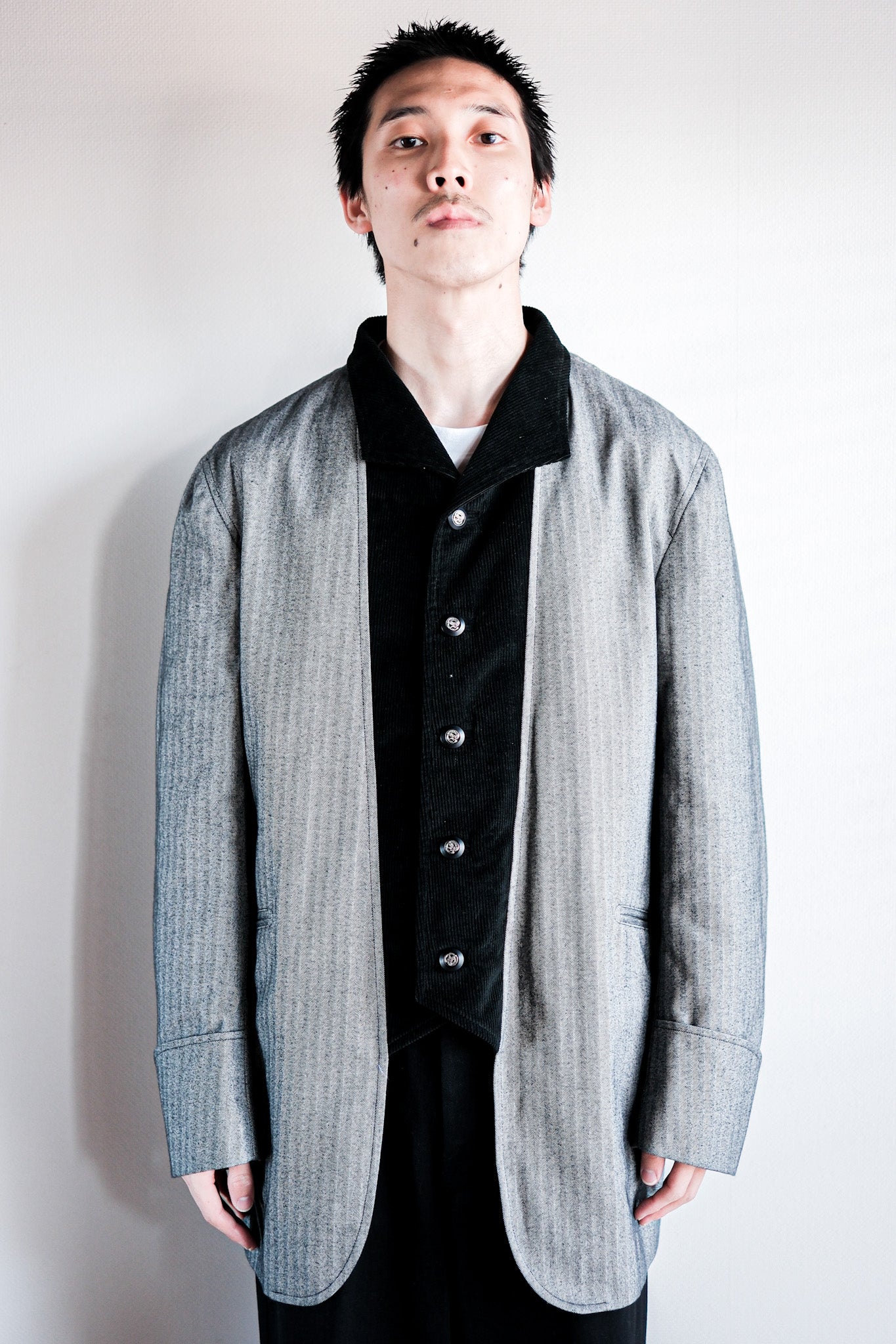 【~00's】ARNYS PARIS Corduroy × Cotton HBT Jacket Size.52