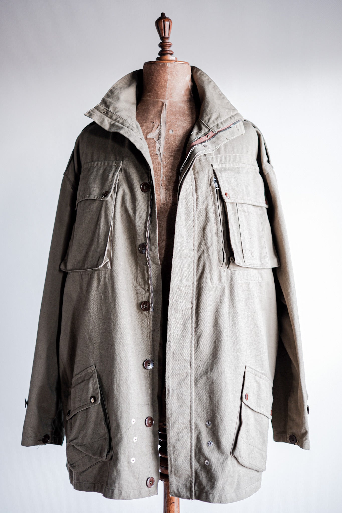 【~40's】French Army TAP47 Paratrooper Jacket "1st Type" "Dead Stock"