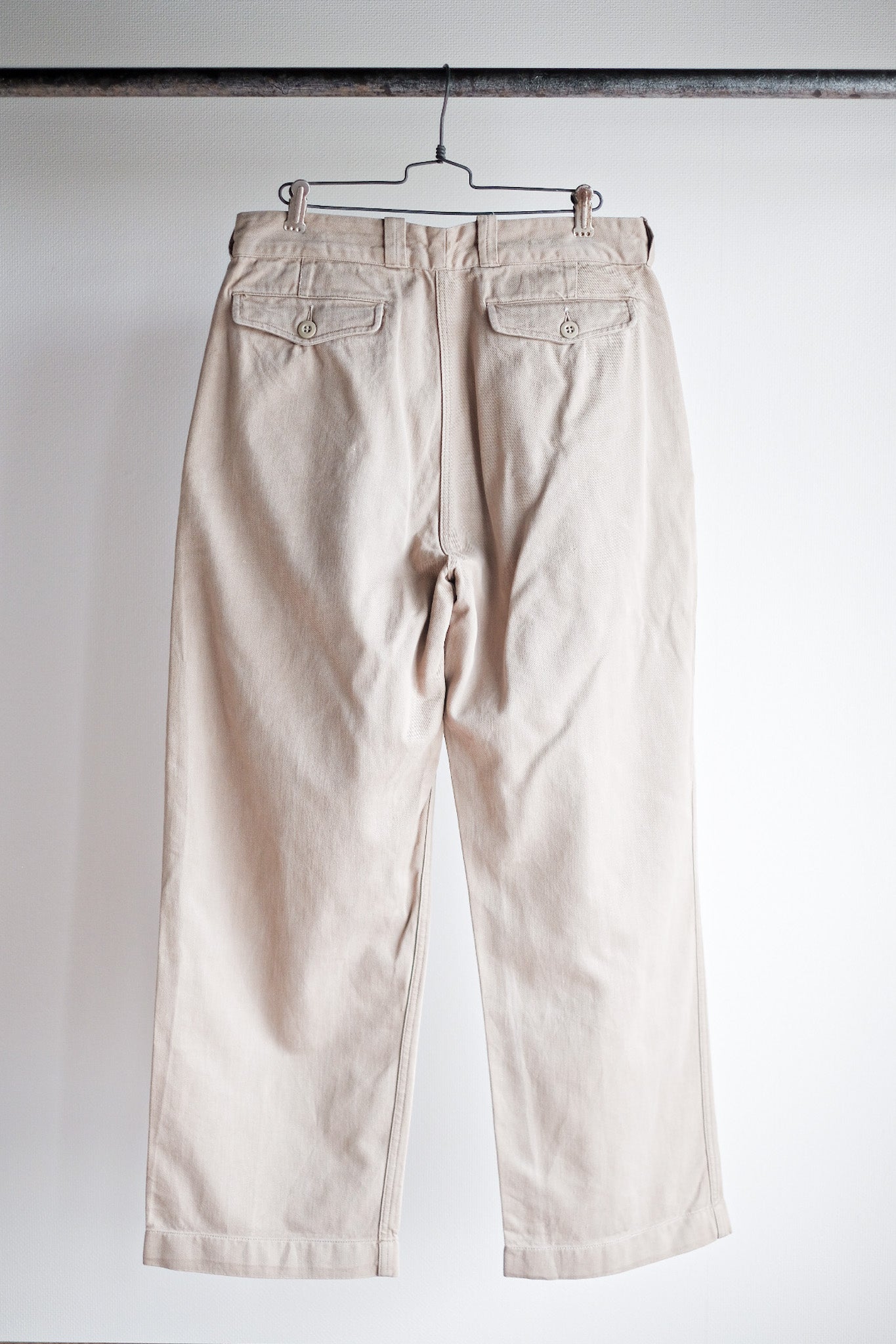 【~60's】French Army M52 Chino Trousers Size.23