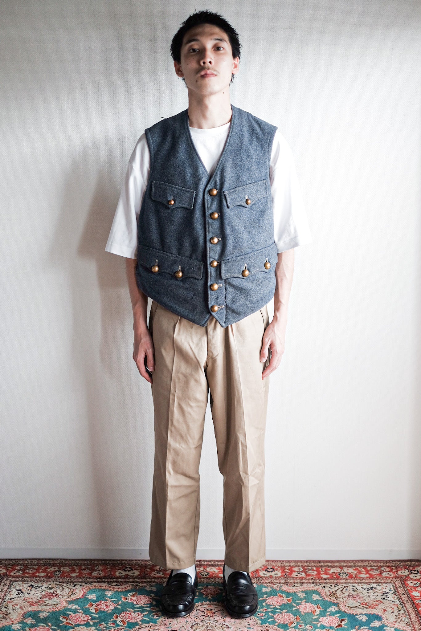 【~10's】WW1 French Army Wool Gilet