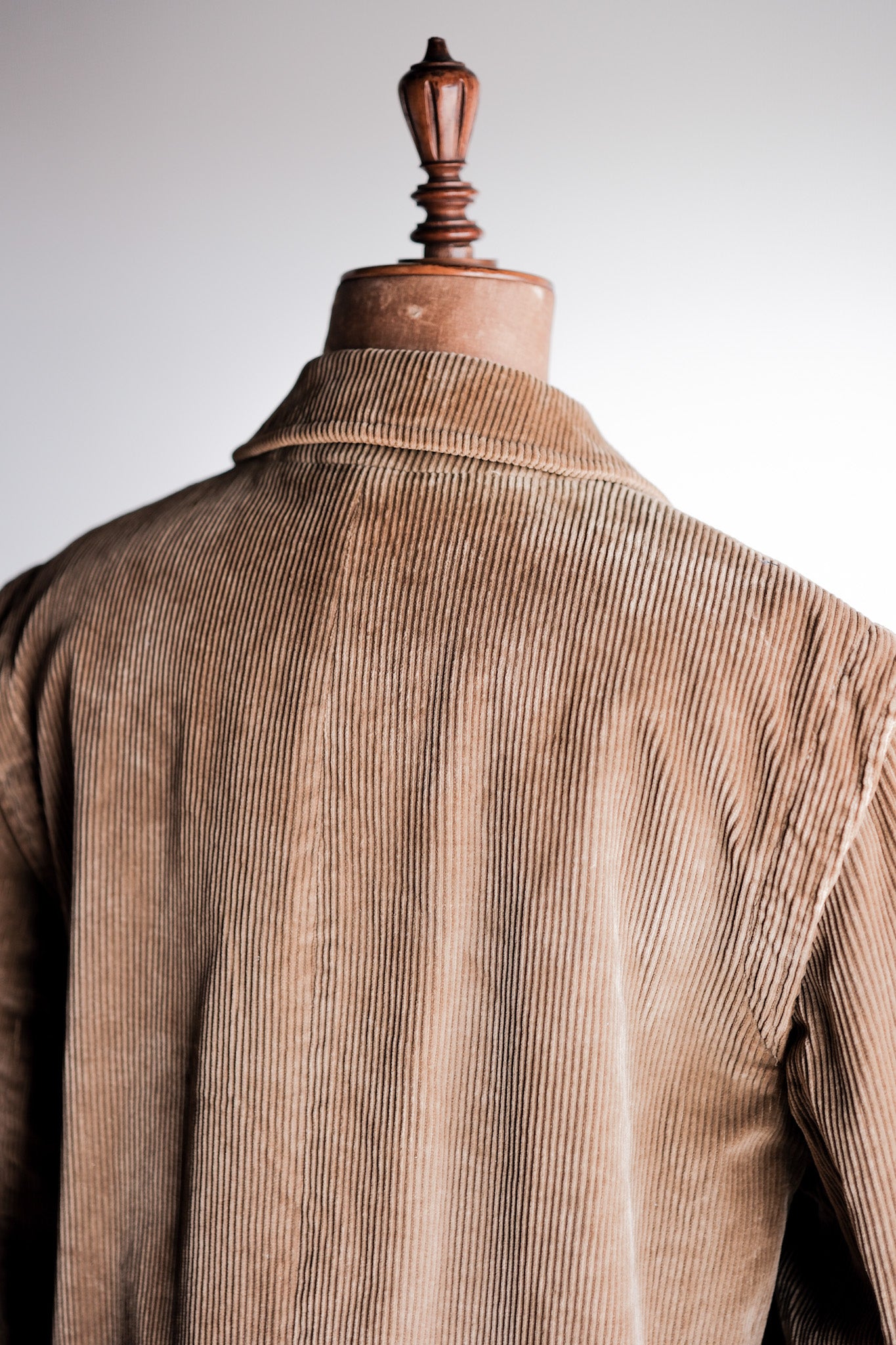 【~80's】Old INVERTERE Brown Corduroy Jacket With Chin Strap