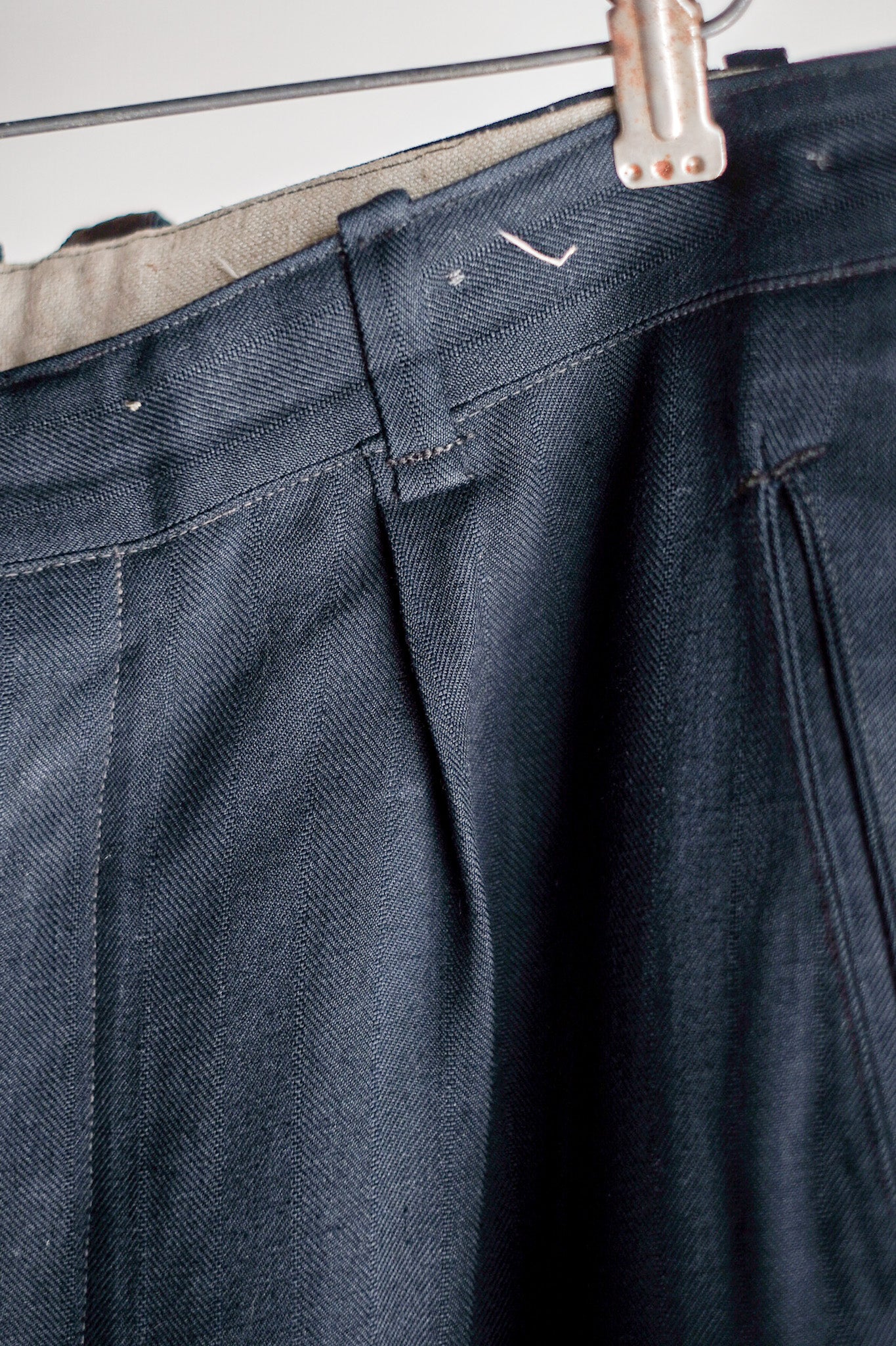 【~40's】German Vintage Rayon Wool Trousers