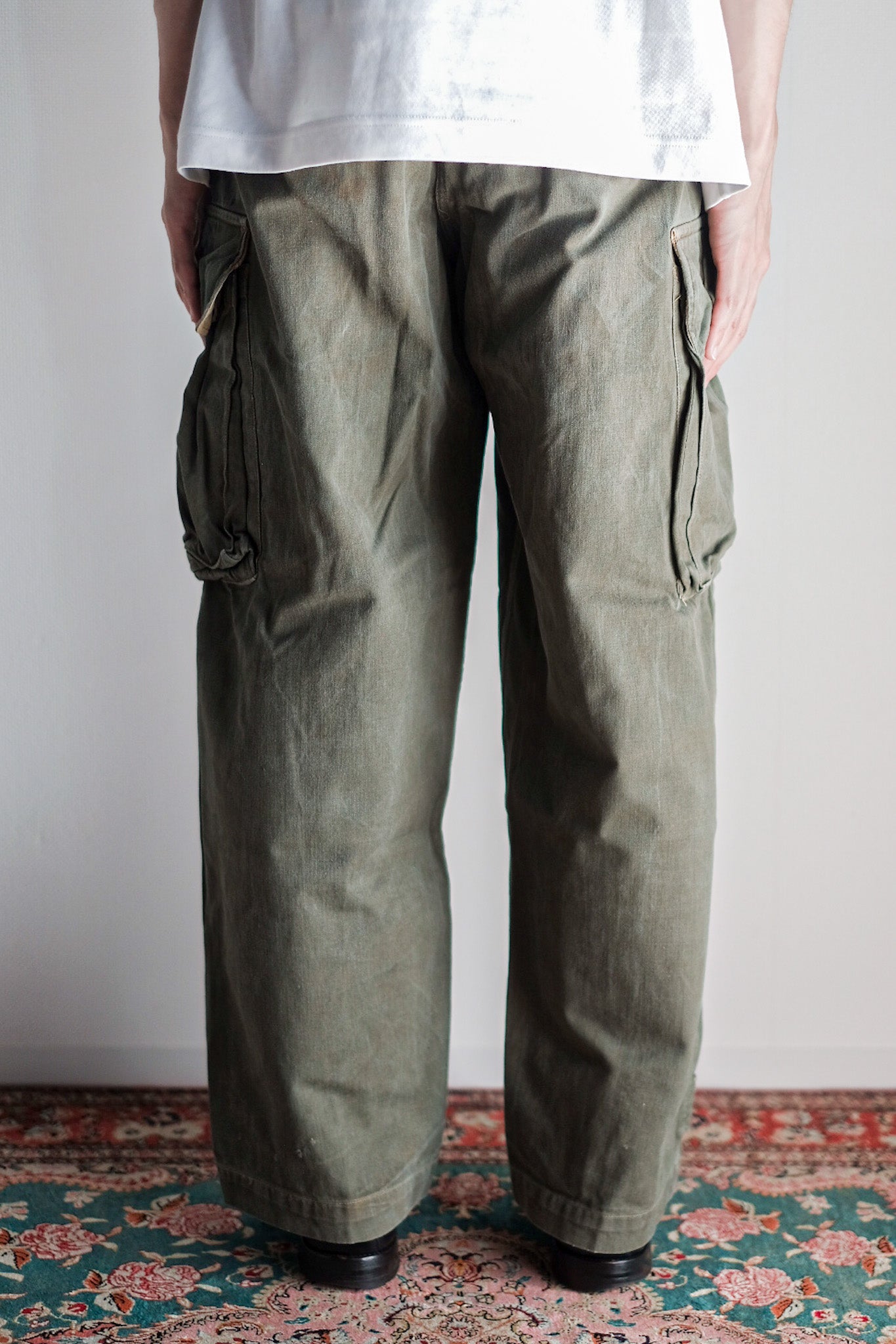 【~60's】French Army M47 Field Trousers Size.21