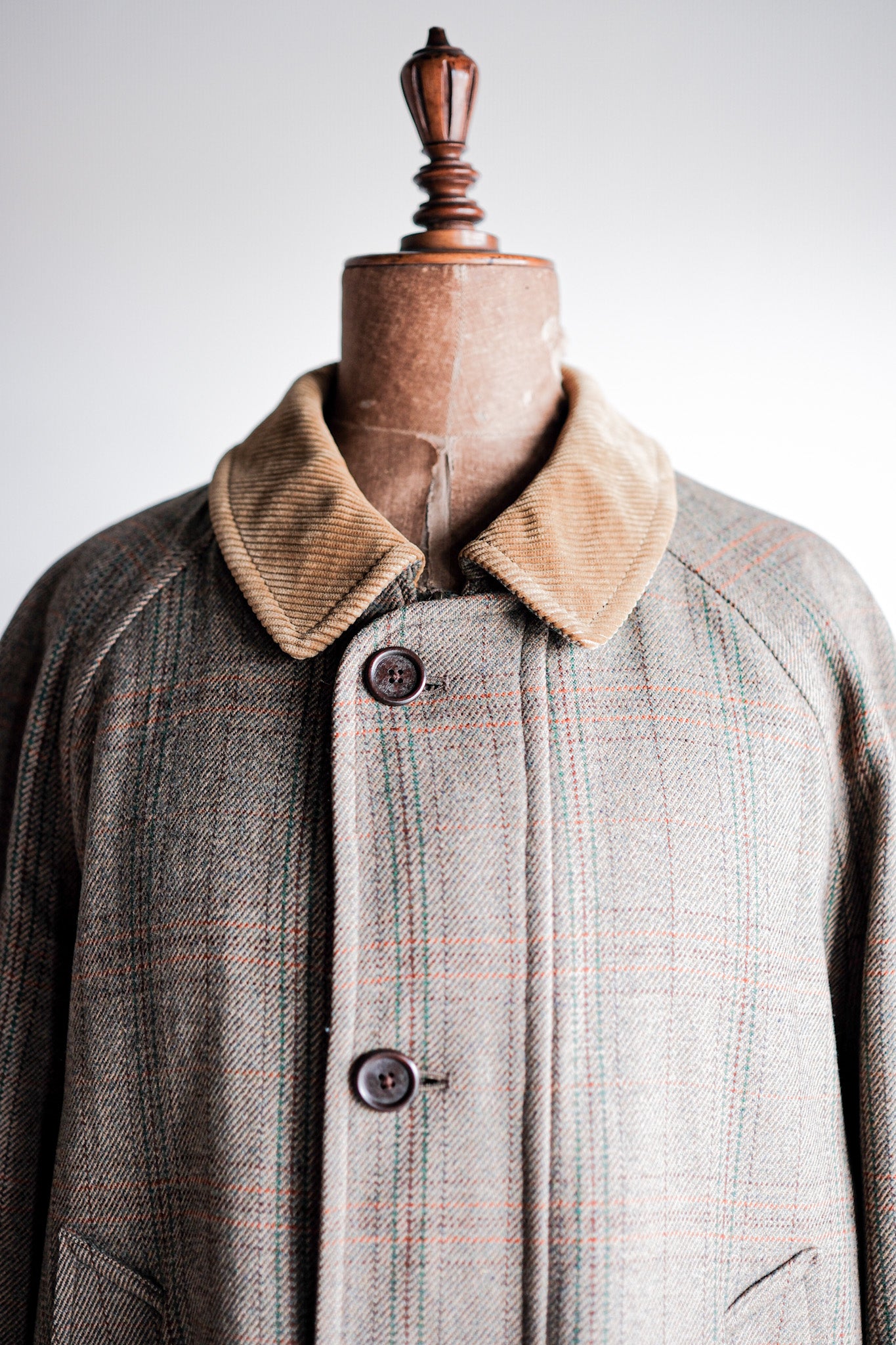 【~90's】Old INVERTERE Corduroy Collar Wool Jacket