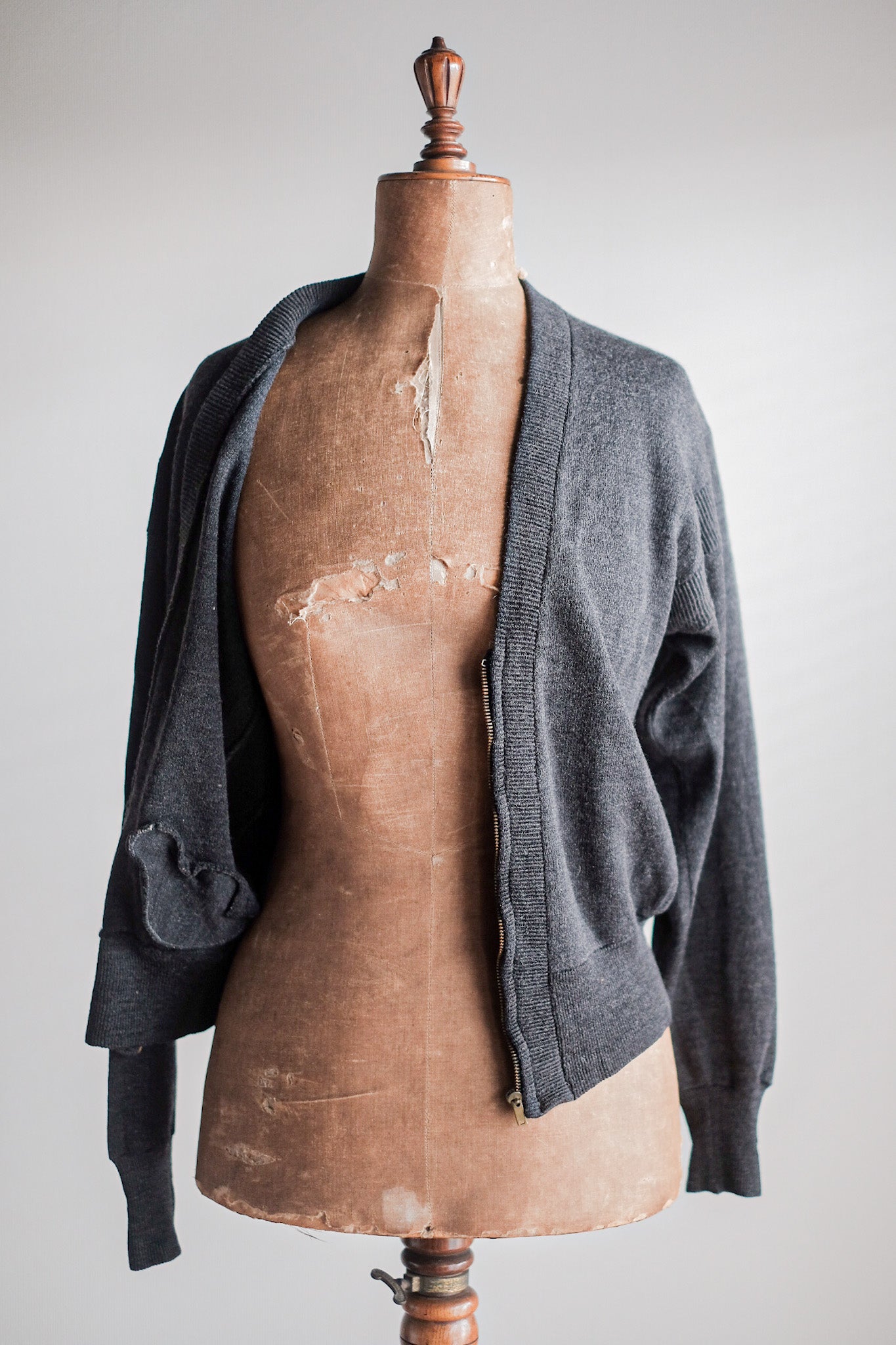 【~40's】French Vintage Wool Cardigan