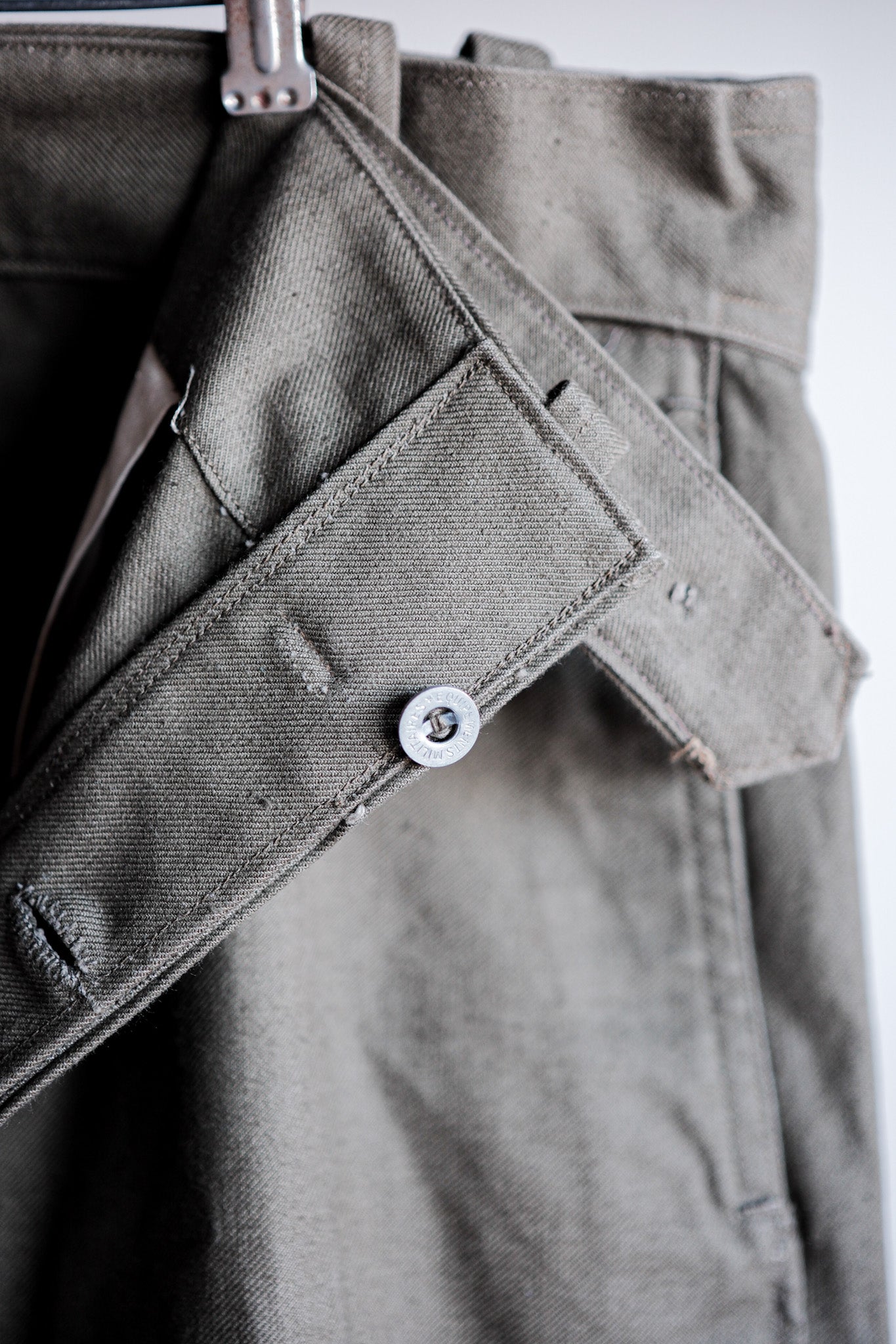 【~40's】French Army Unusual Pattern Trousers "Dead Stock"