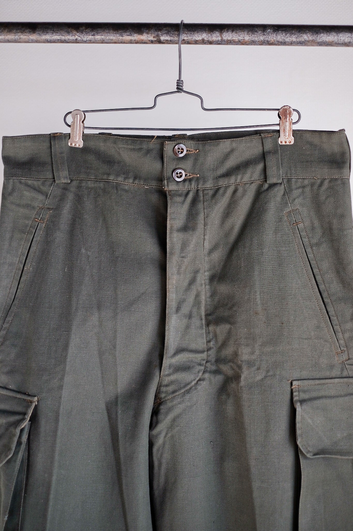 【~50's】French Air Force M47 Field Trousers Size.84XL "Le Pigeon Voyageur" "Dead Stock"