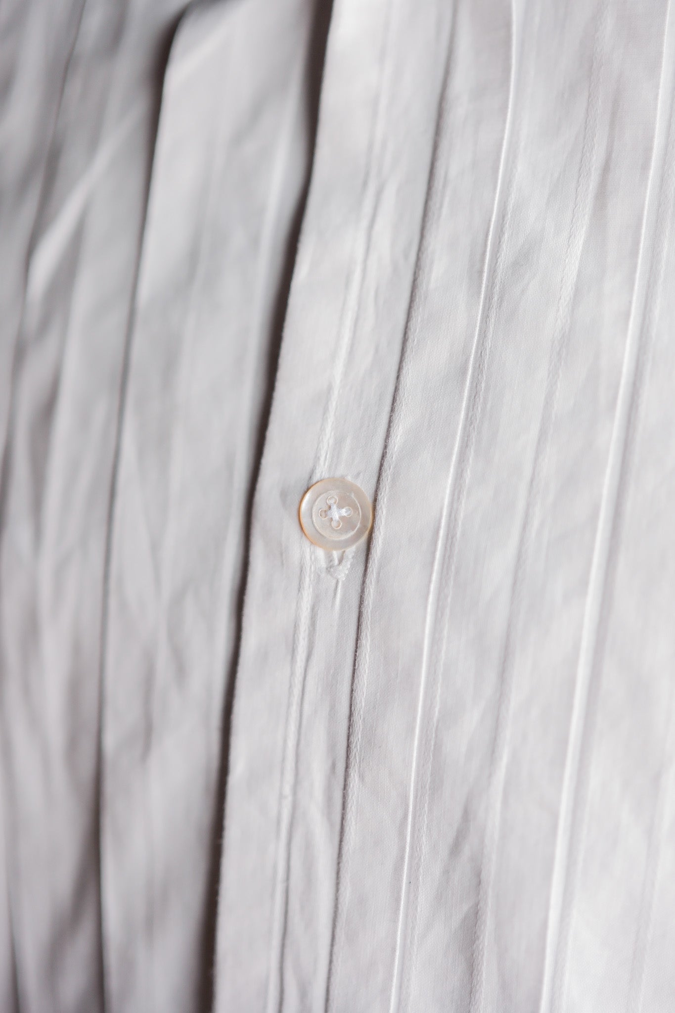 【~30's】French Vintage Cotton Dress Shirt "Belle Jardiniere"