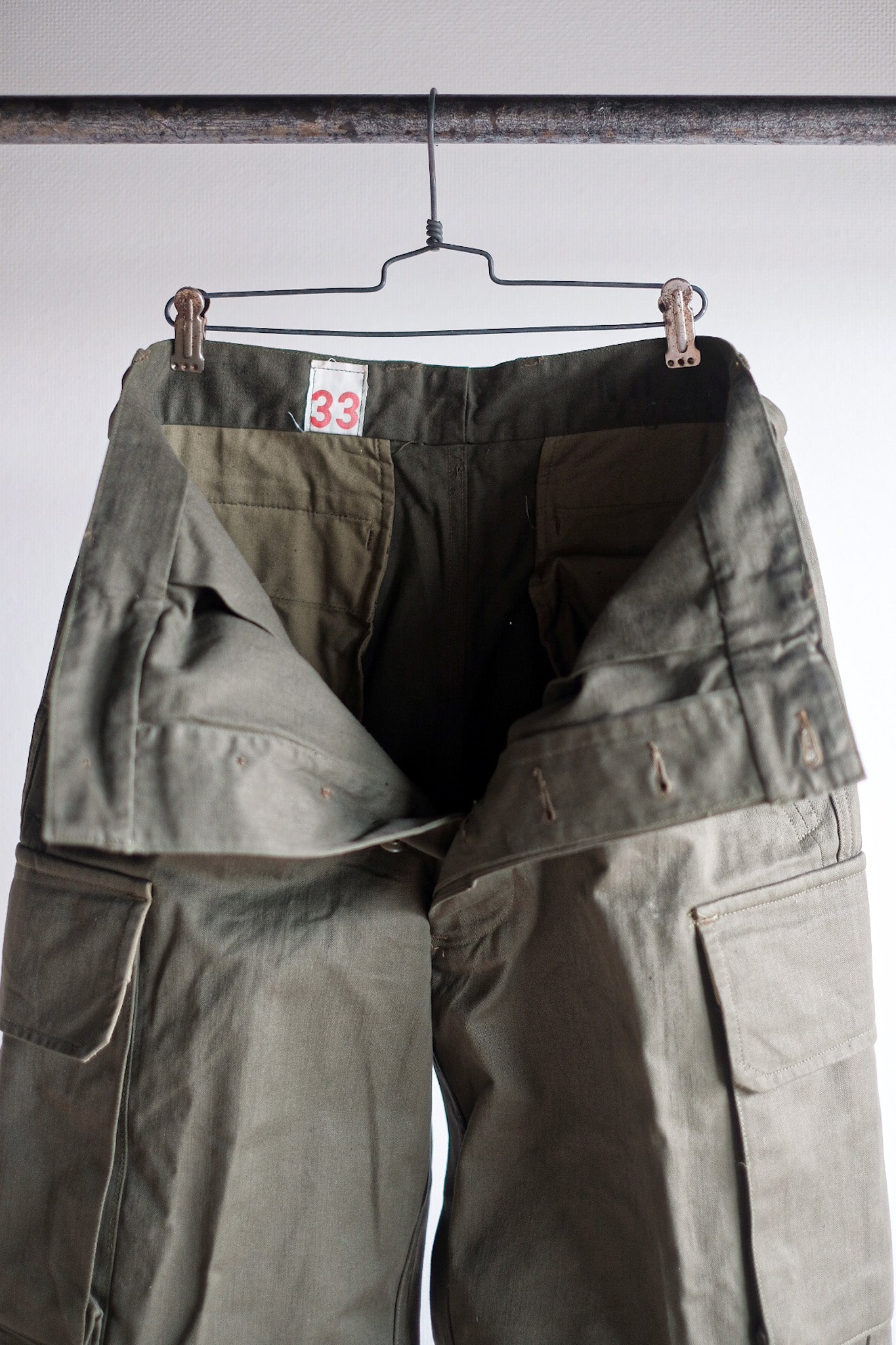 【~60's】French Army M47 Field Trousers Size.33 "Dead Stock"