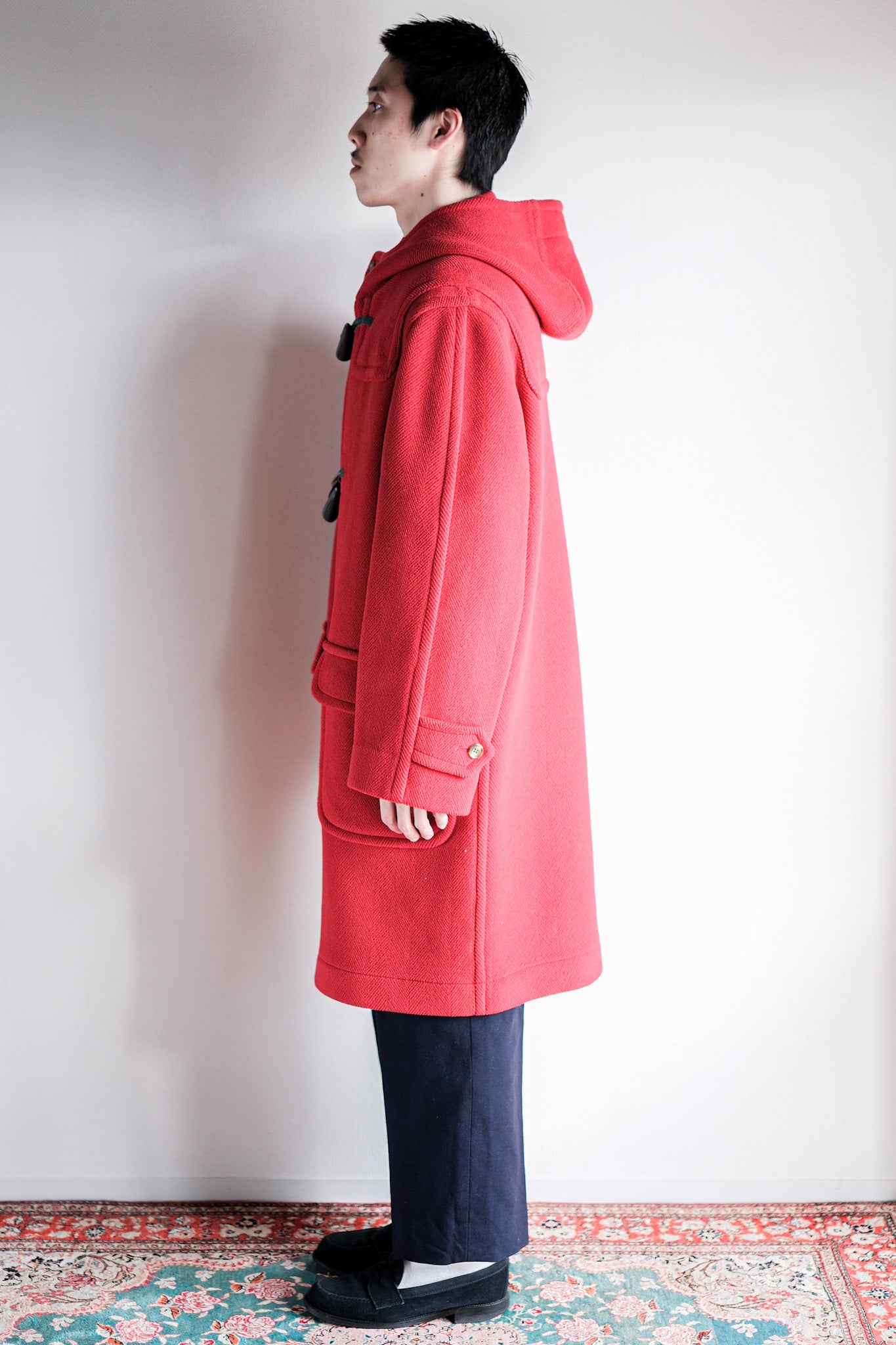 【~90's】OLD ENGLAND PARIS Wool Duffle Coat "Moorbrook"