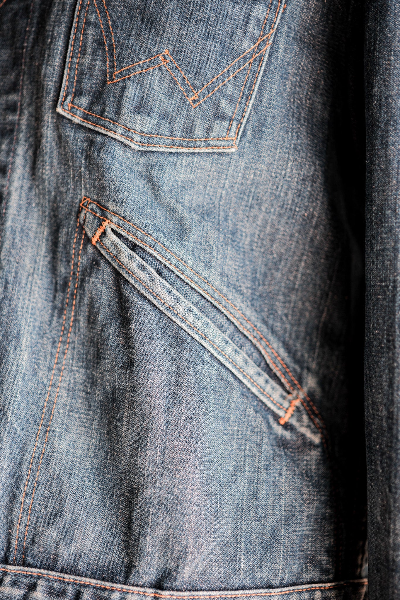 【~70's】Vintage Wrangler 124MJ Denim Jacket With Patches Size.44