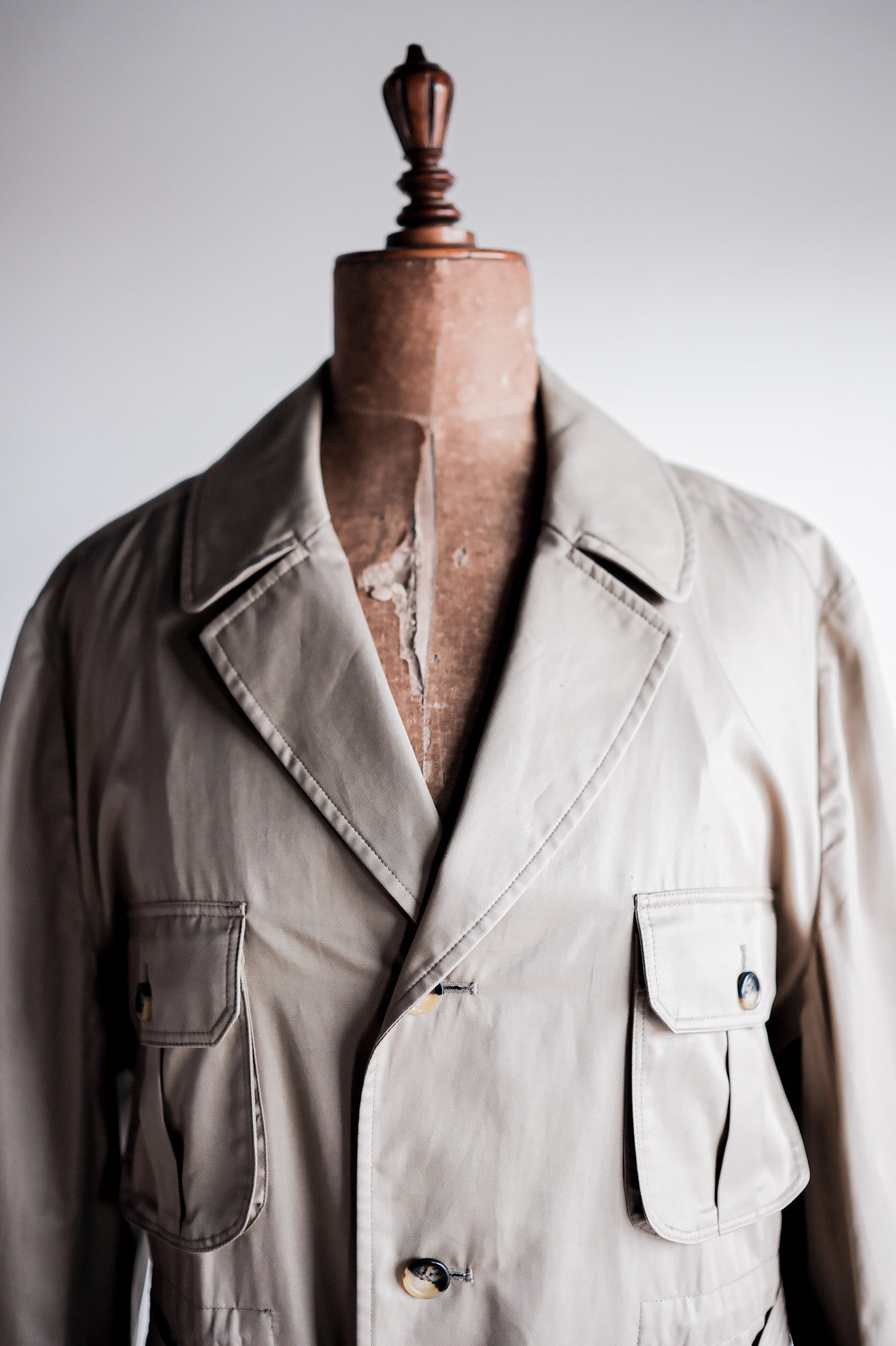 【~00’s】Grenfell Safari Style Jacket With Chin Strap